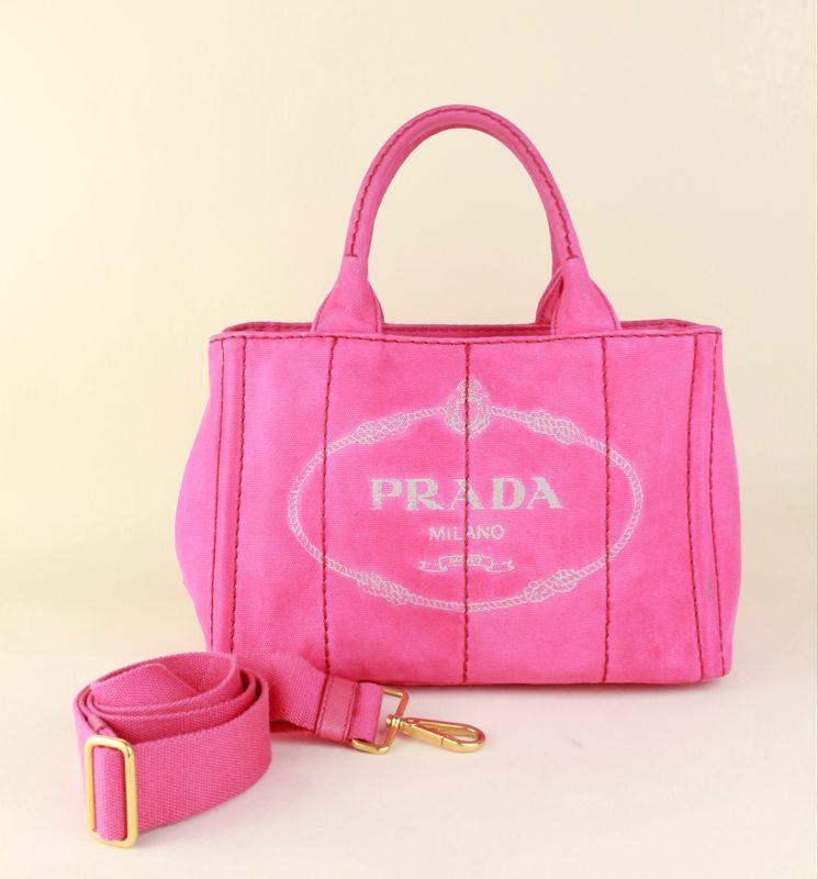 ​Prada Pink Handbag with Adjustable Strap