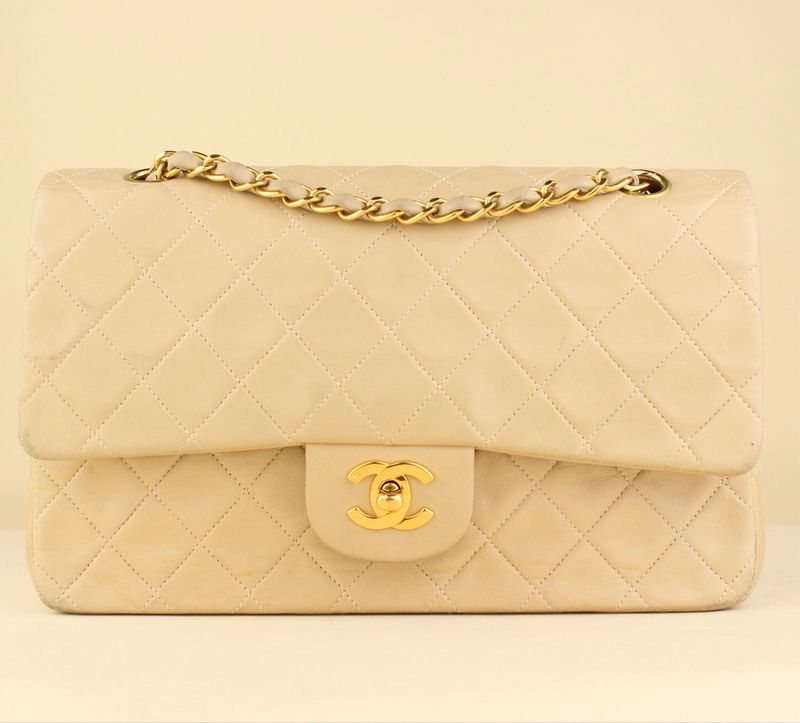 Chanel Vintage Classic Medium Beige