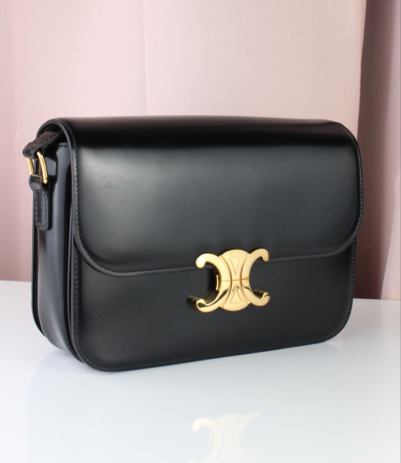 Celine Triomphe Bag Black