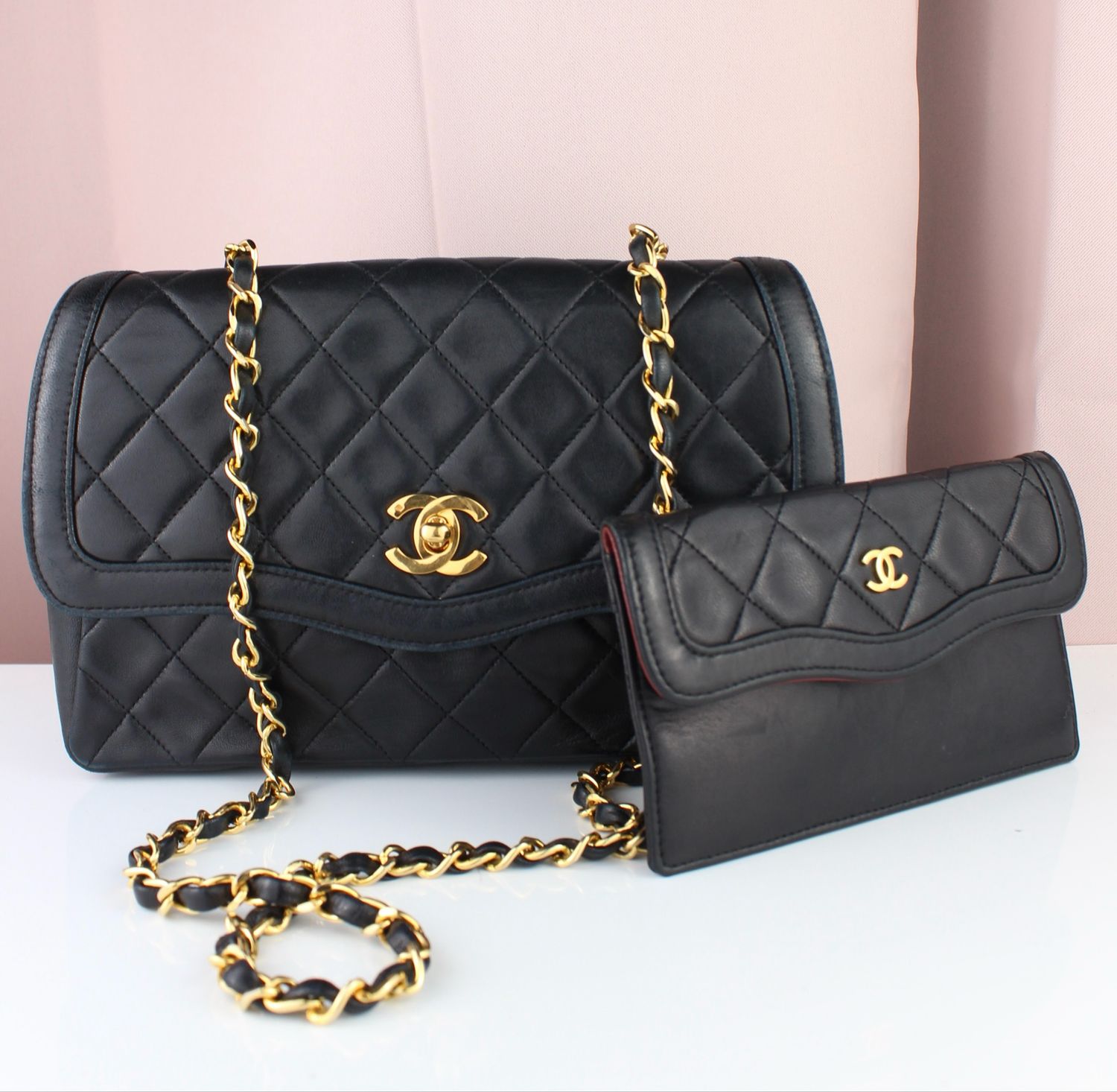 Chanel small seasonal flap bag with pouch