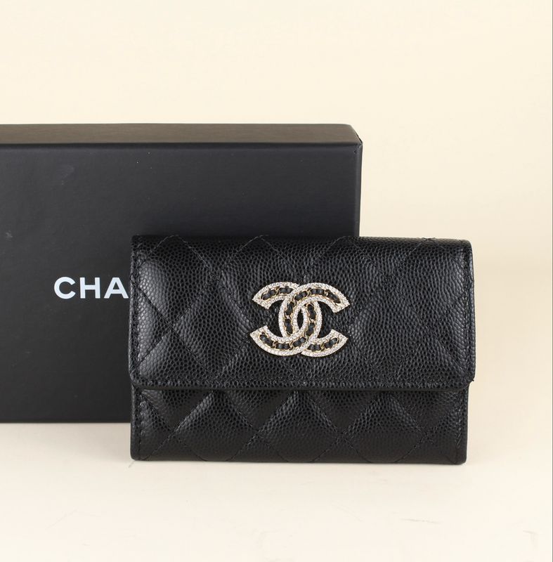 Chanel Cardholder Rhinestones