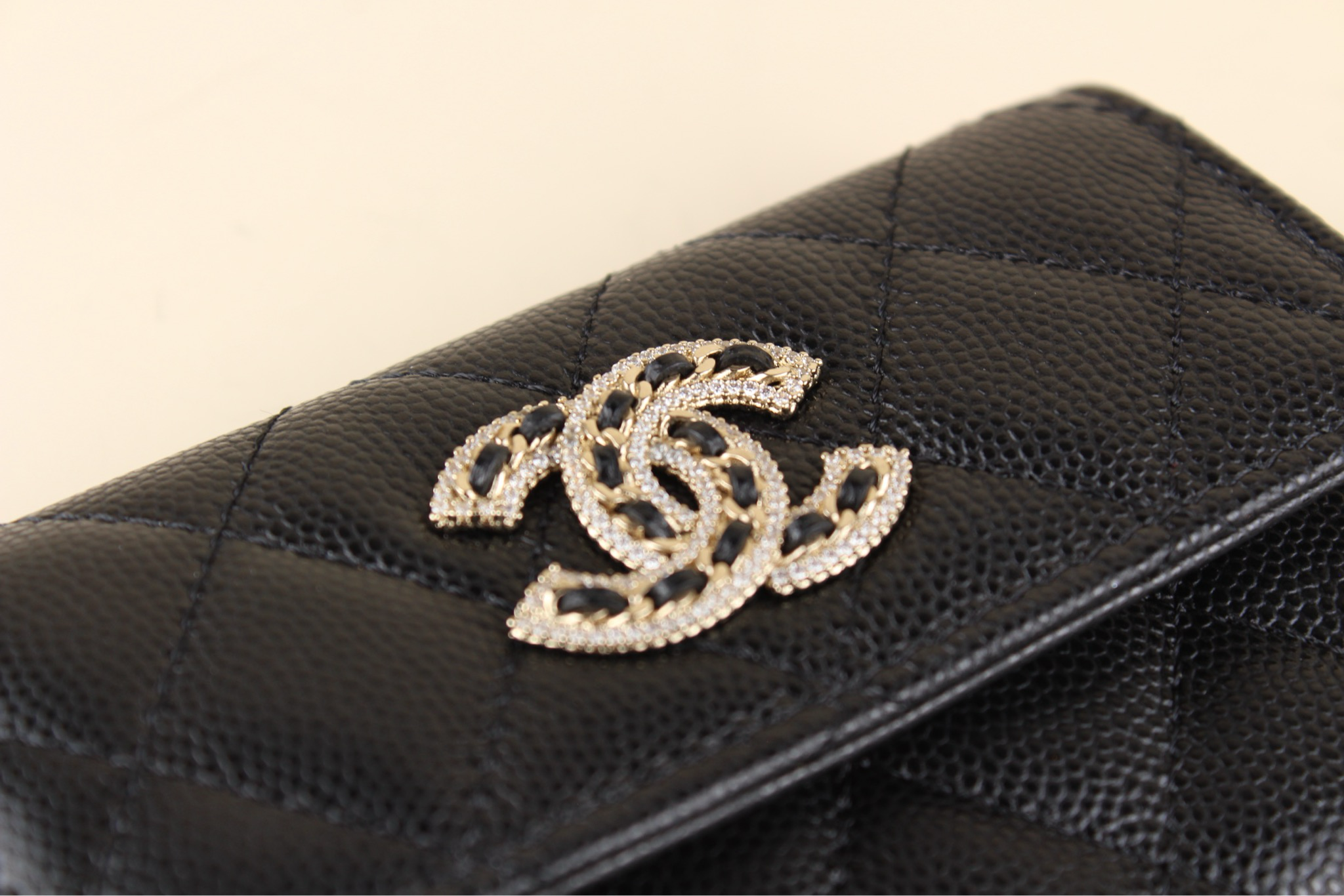 Chanel Cardholder Rhinestones