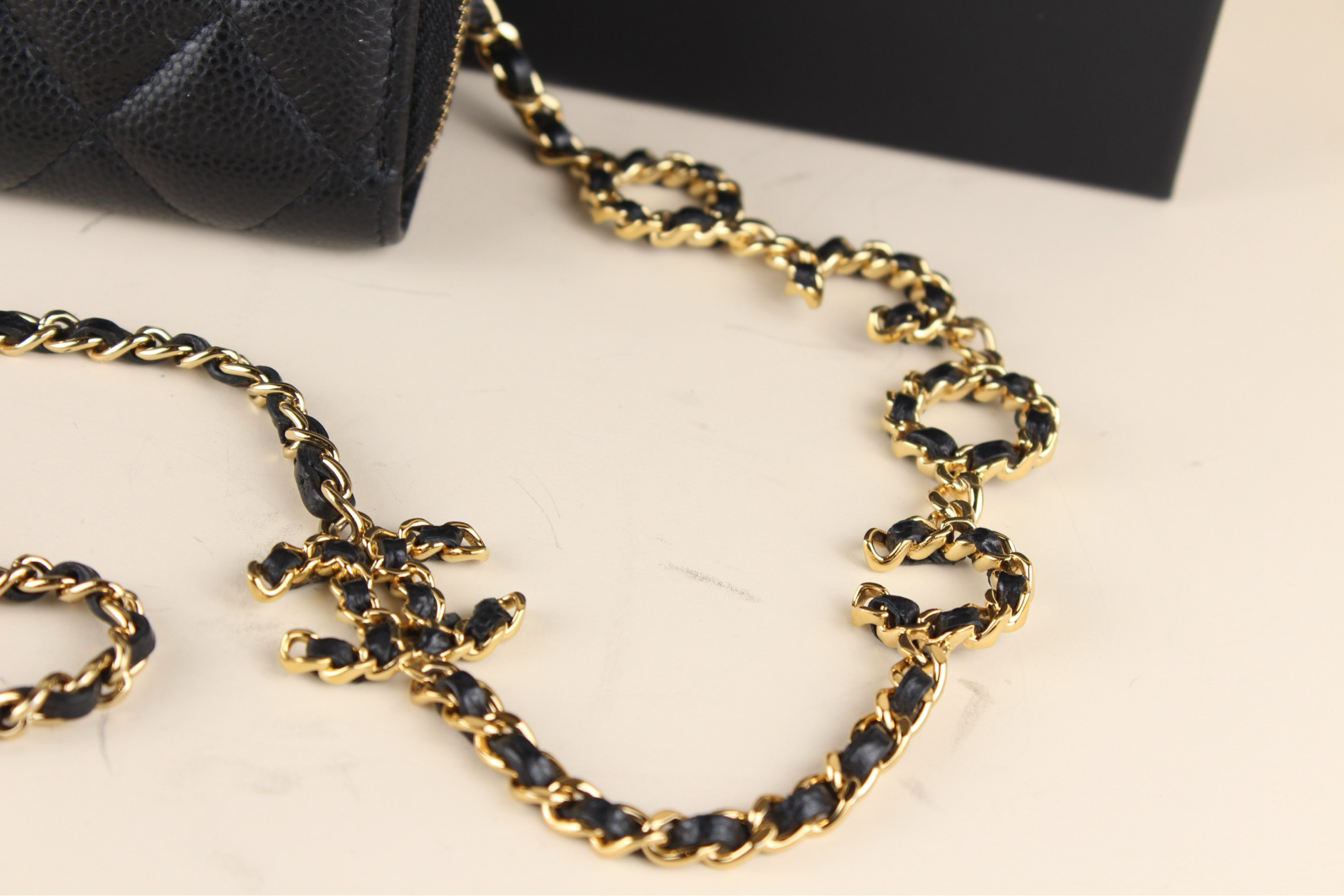 Chanel Mini Wallet on Chain