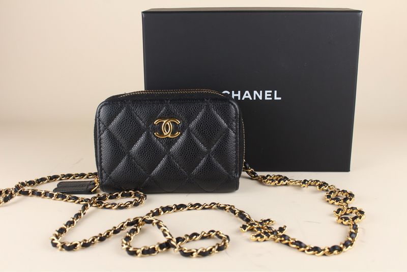 Chanel Mini Wallet on Chain