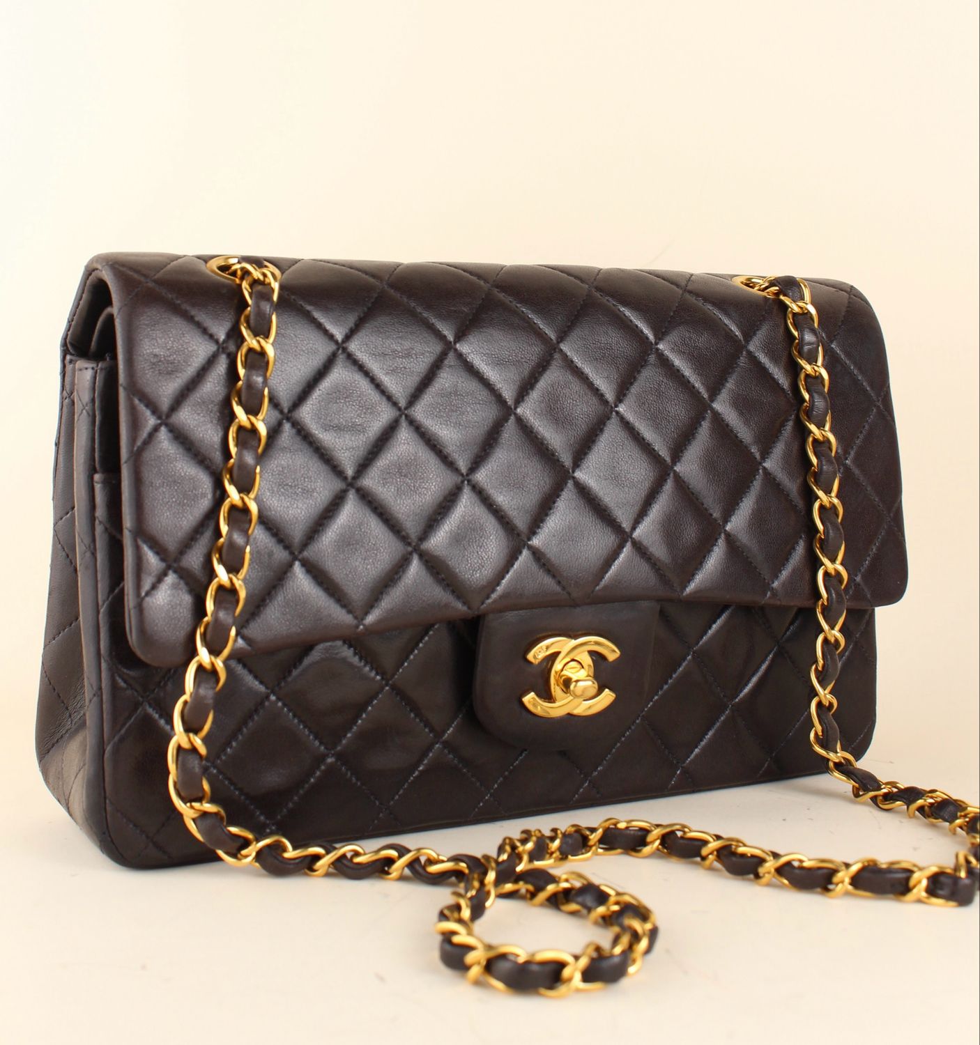 Chanel Classic Medium - Dark Brown Chanel Classic Medium - Dark Brown