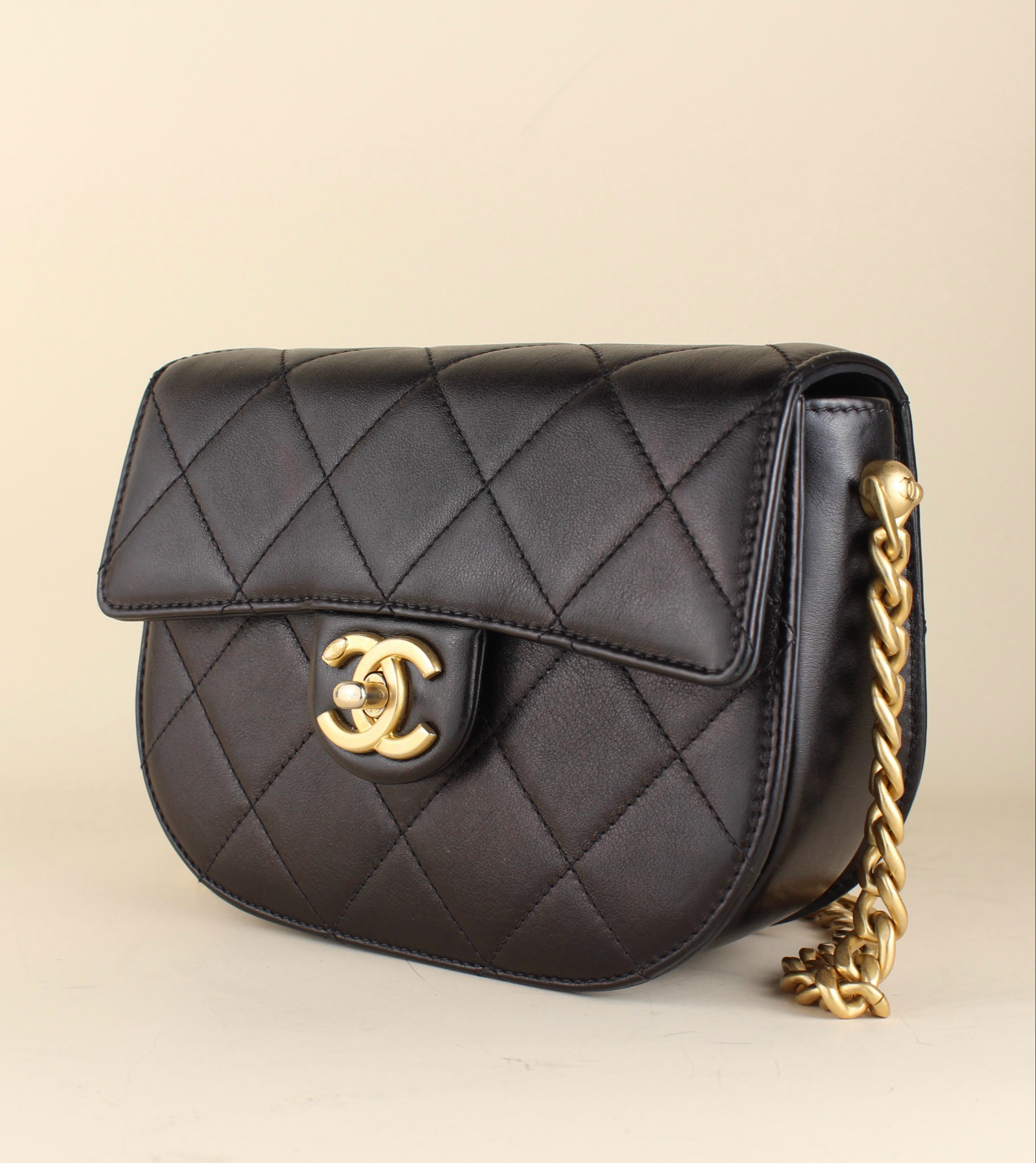 Chanel half-round crossbody