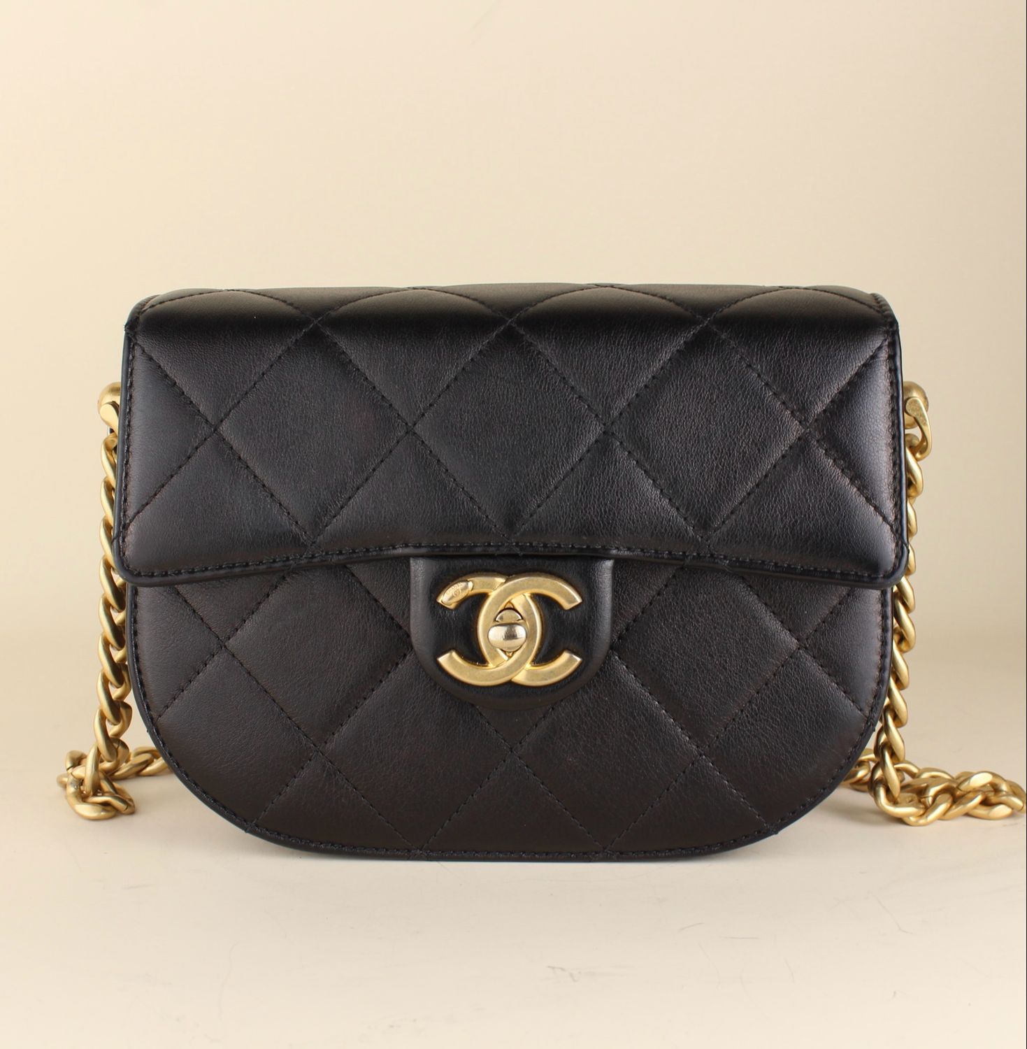 Chanel half-round crossbody
