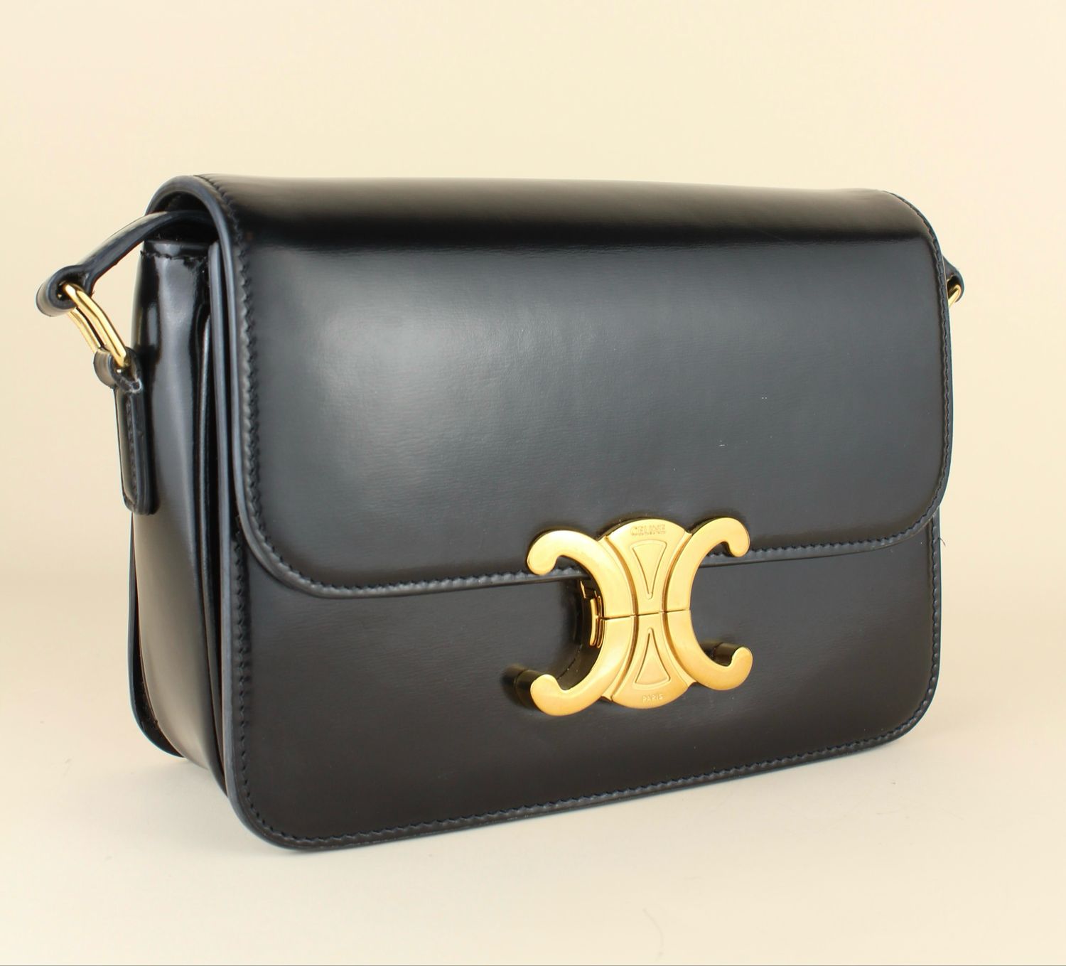 Celine Triomphe Teen calfskin