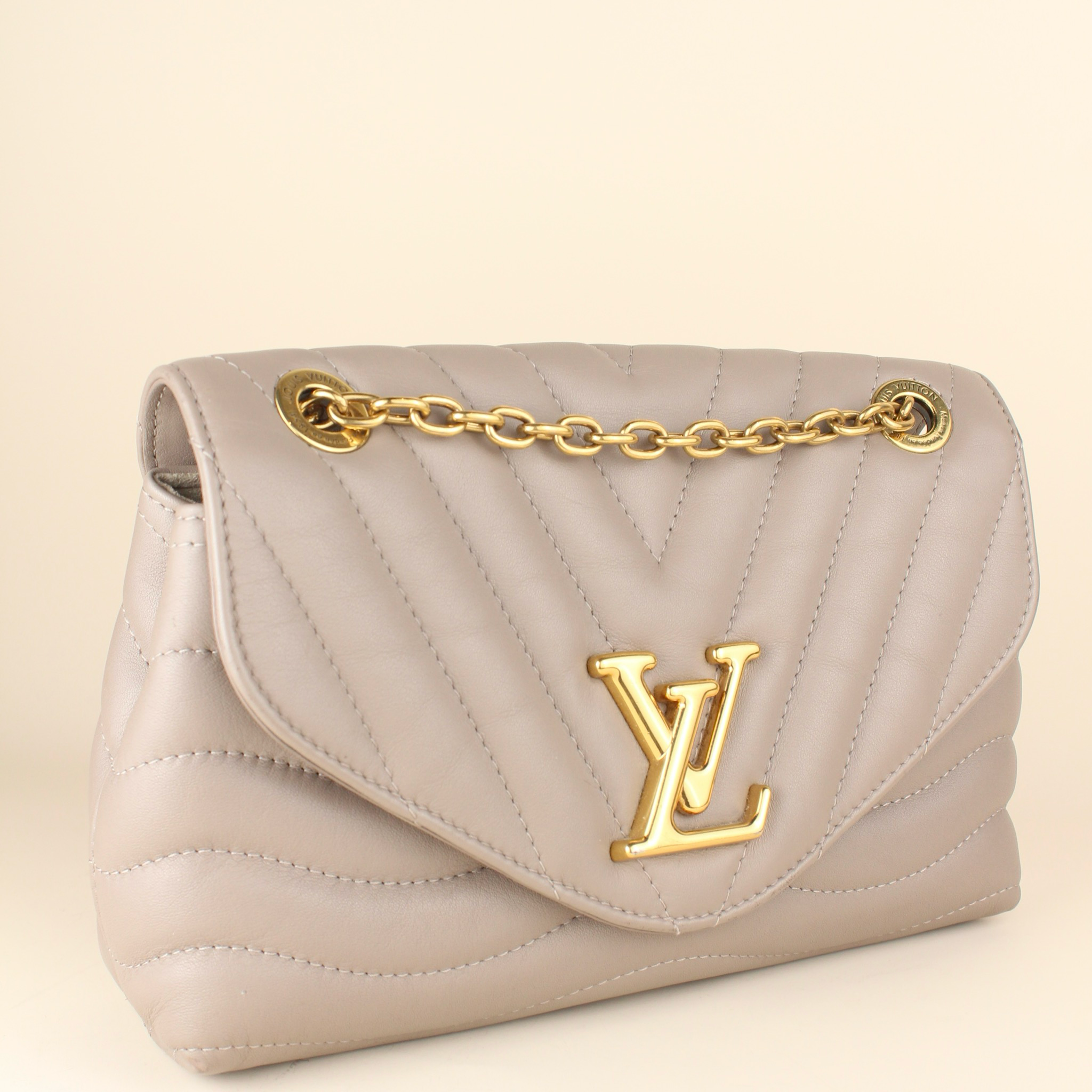 New Wave Beige Flap Bag