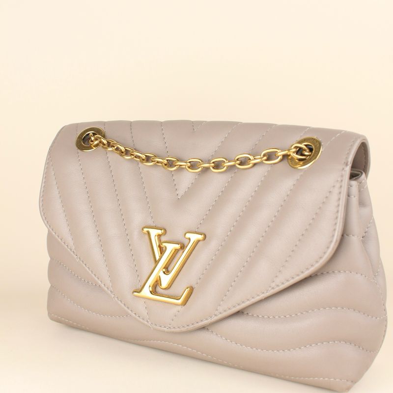 New Wave Beige Flap Bag