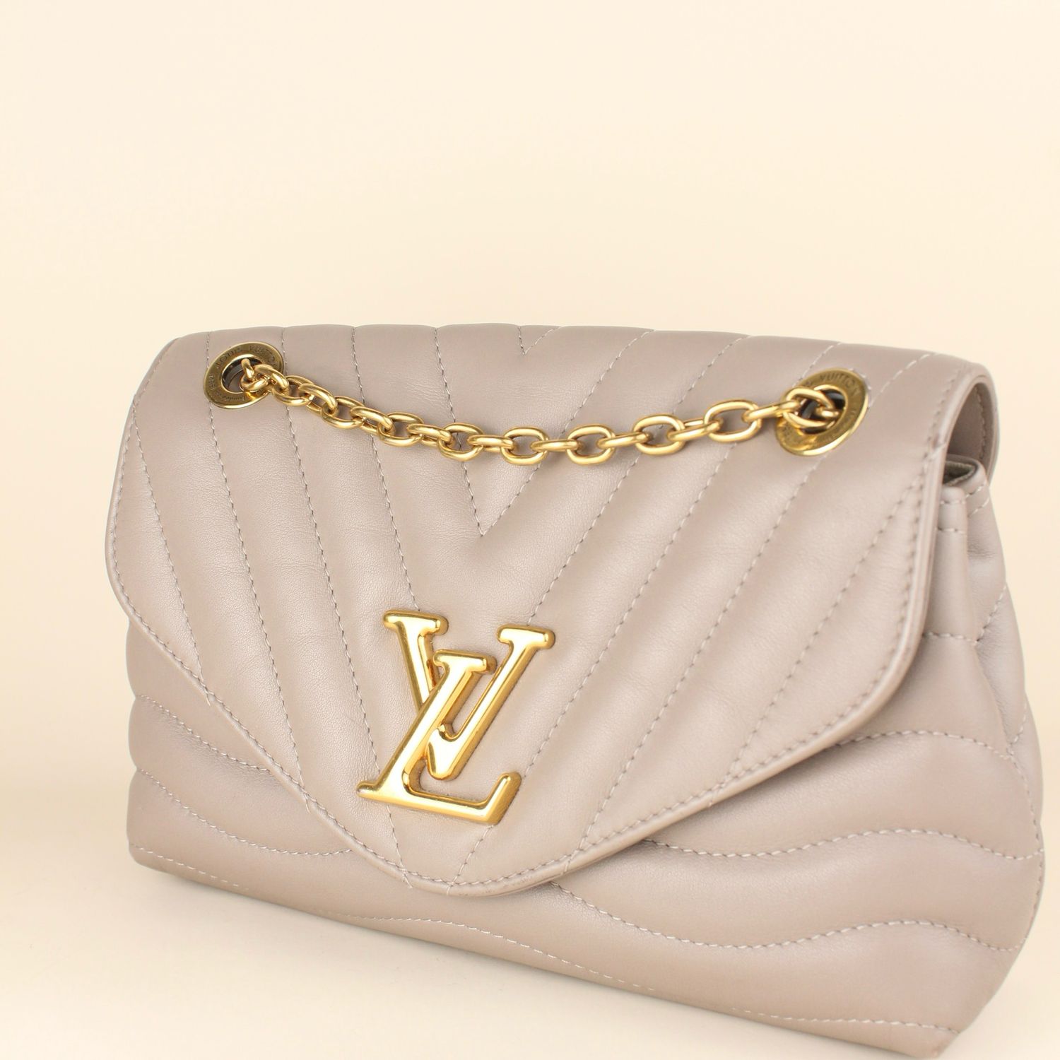 New Wave Beige Flap Bag