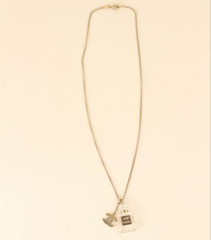 Chanel Necklace Perfume Bottle