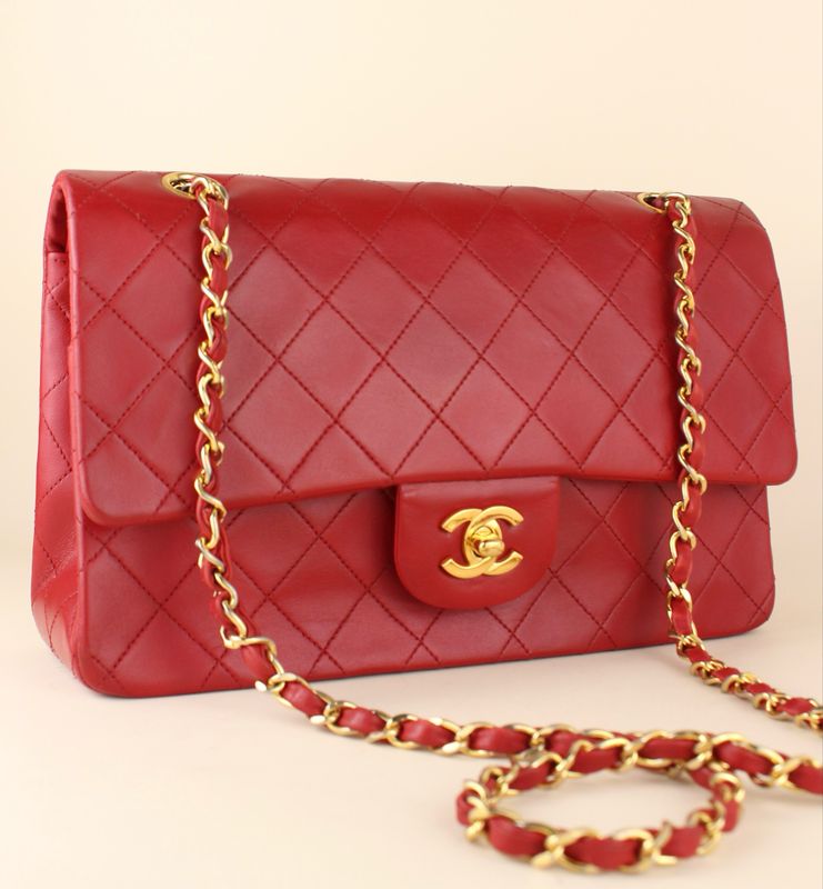 ​Chanel Classic Medium Red