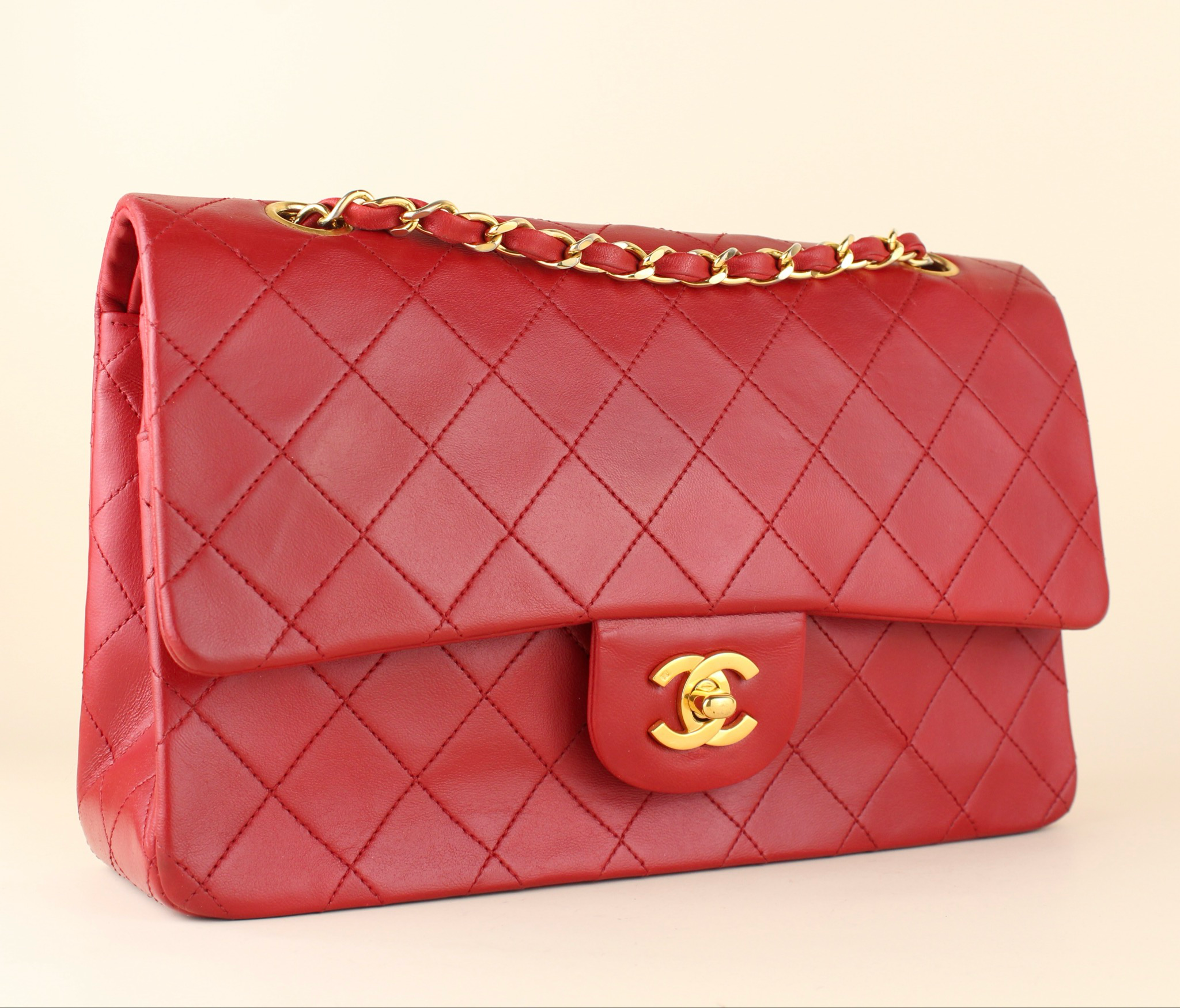 ​Chanel Classic Medium Red