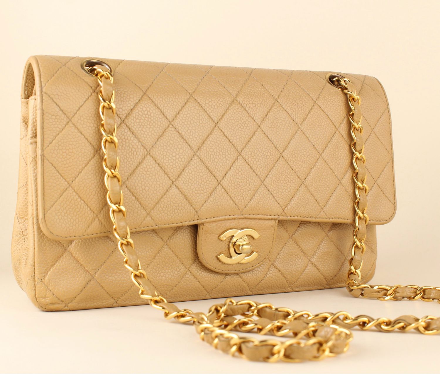 Chanel Classic Medium Beige