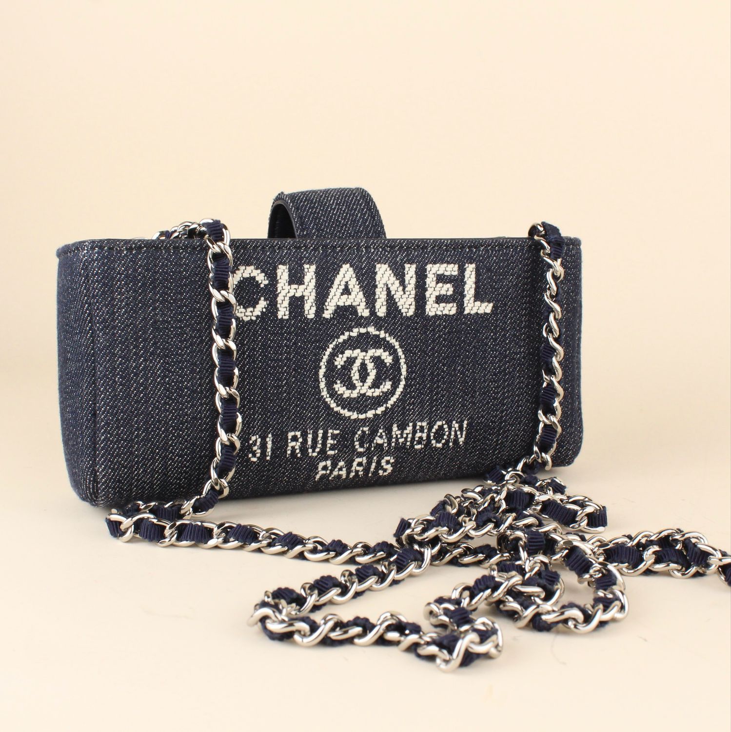 Chanel Denim Phone Bag