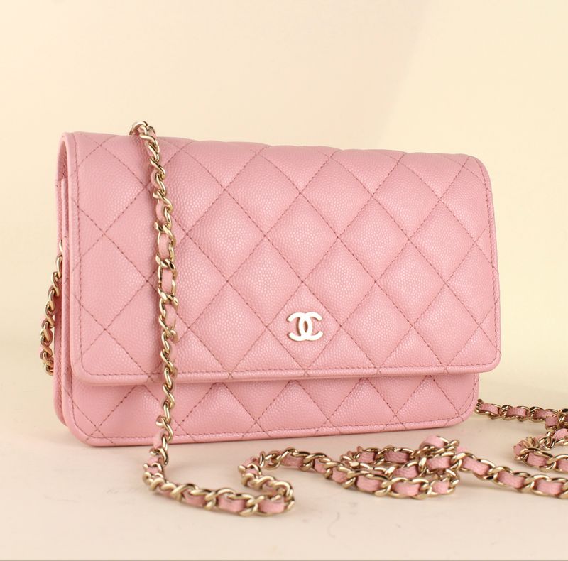 Chanel Wallet on Chain Light Pink