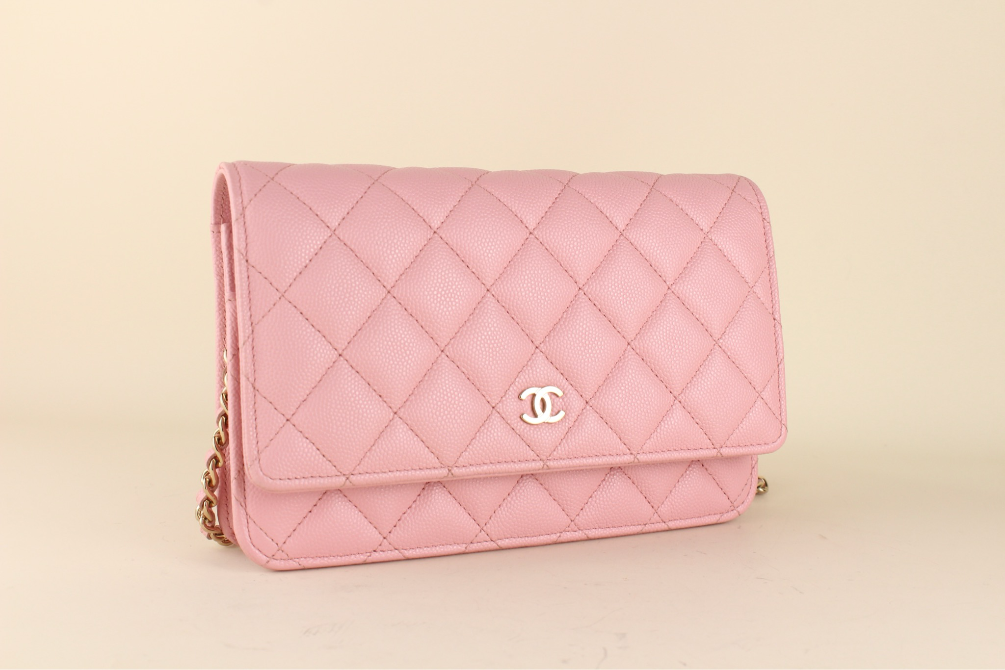 Chanel Wallet on Chain Light Pink