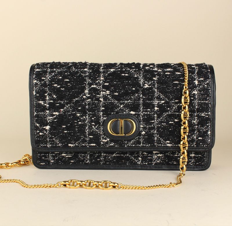Dior Caro Pouch on Chain