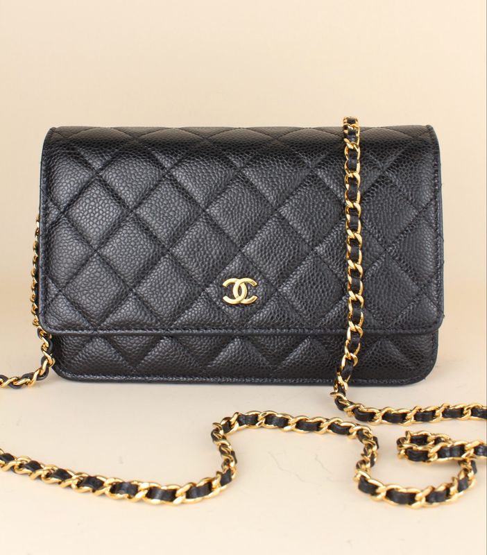 Chanel Wallet on Chain Caviar