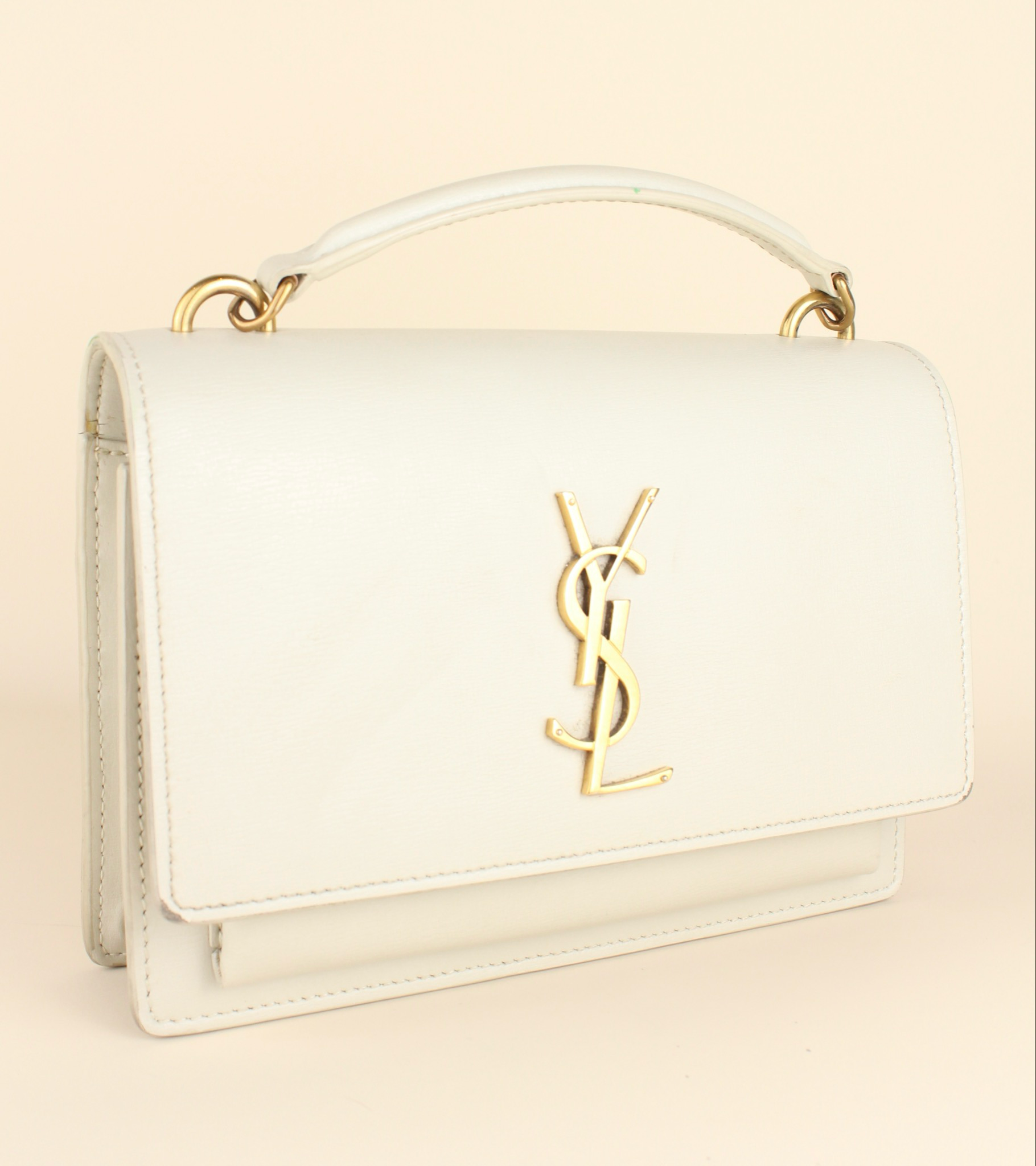 Saint Laurent sunset mini white