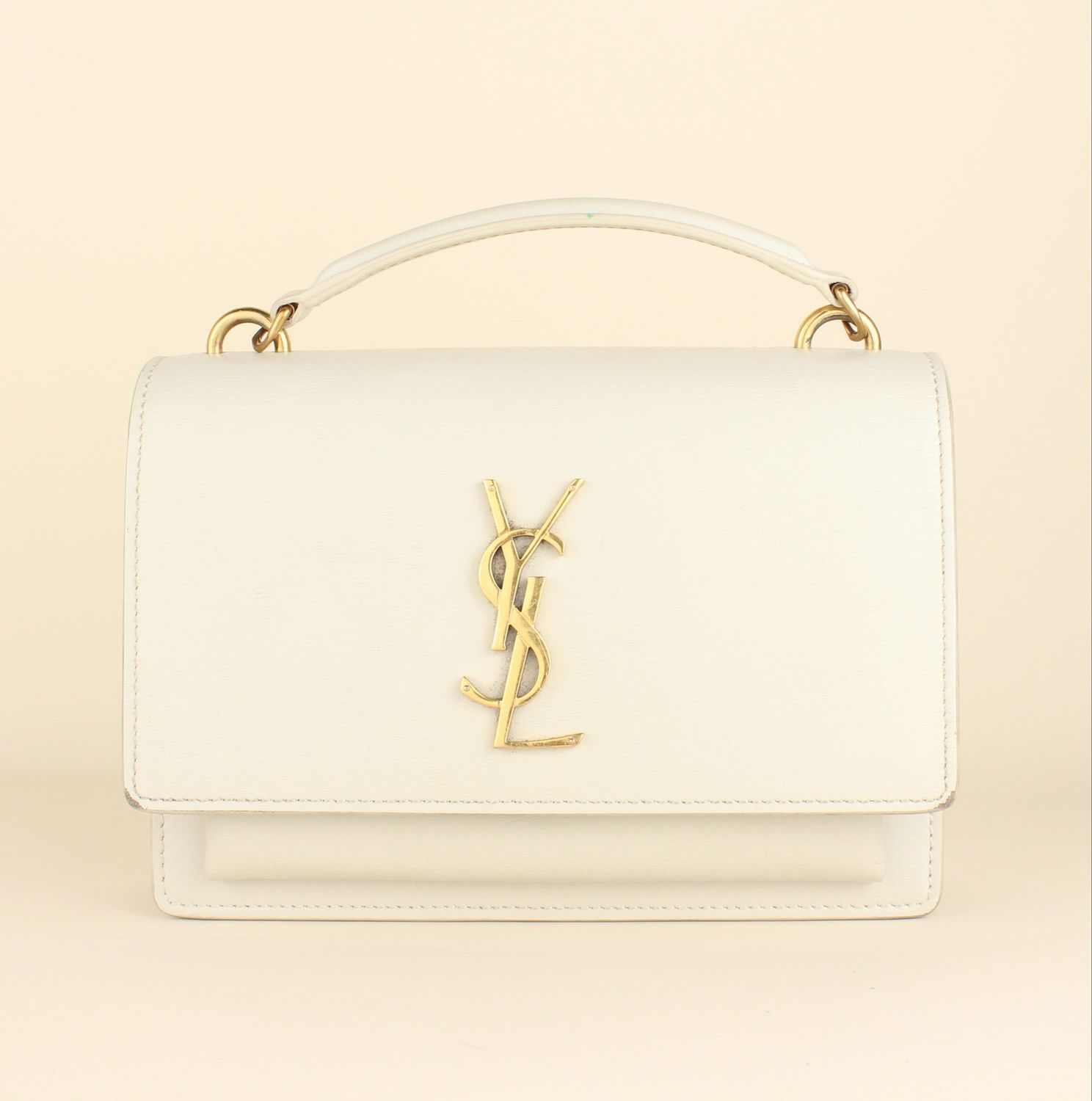 Saint Laurent sunset mini white Saint Laurent sunset mini white