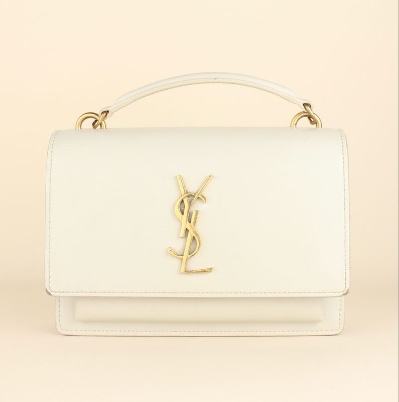 Saint Laurent sunset mini white