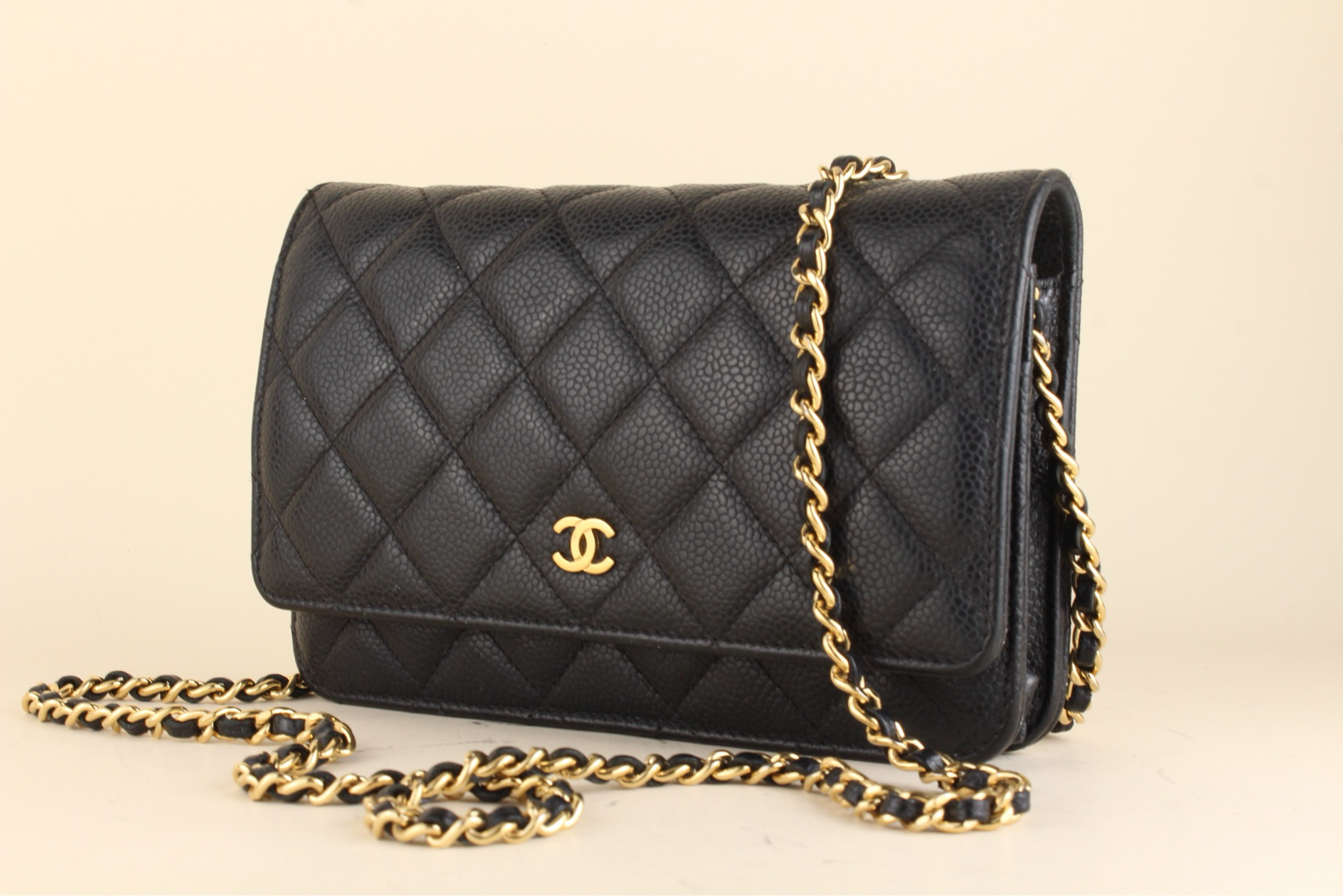 Chanel Wallet on Chain Caviar leather