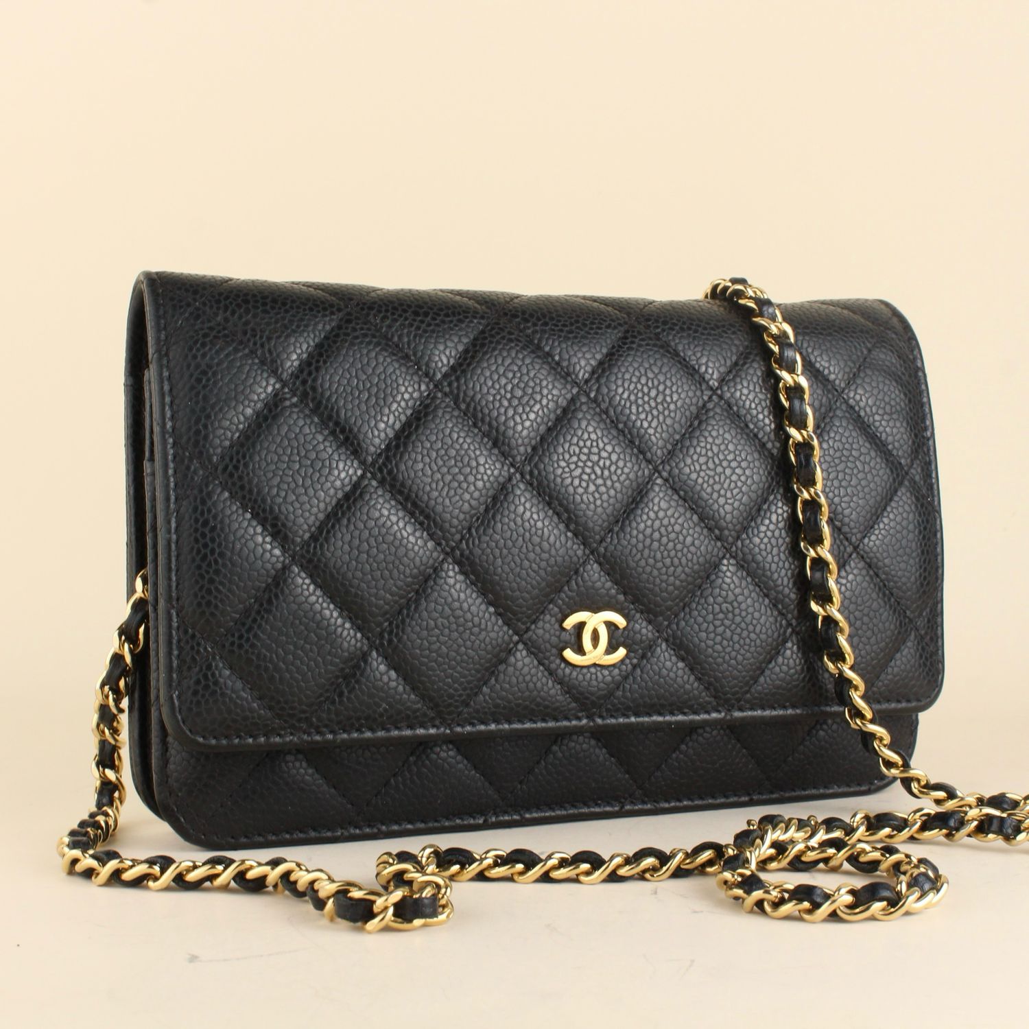 Chanel Wallet on Chain Caviar leather