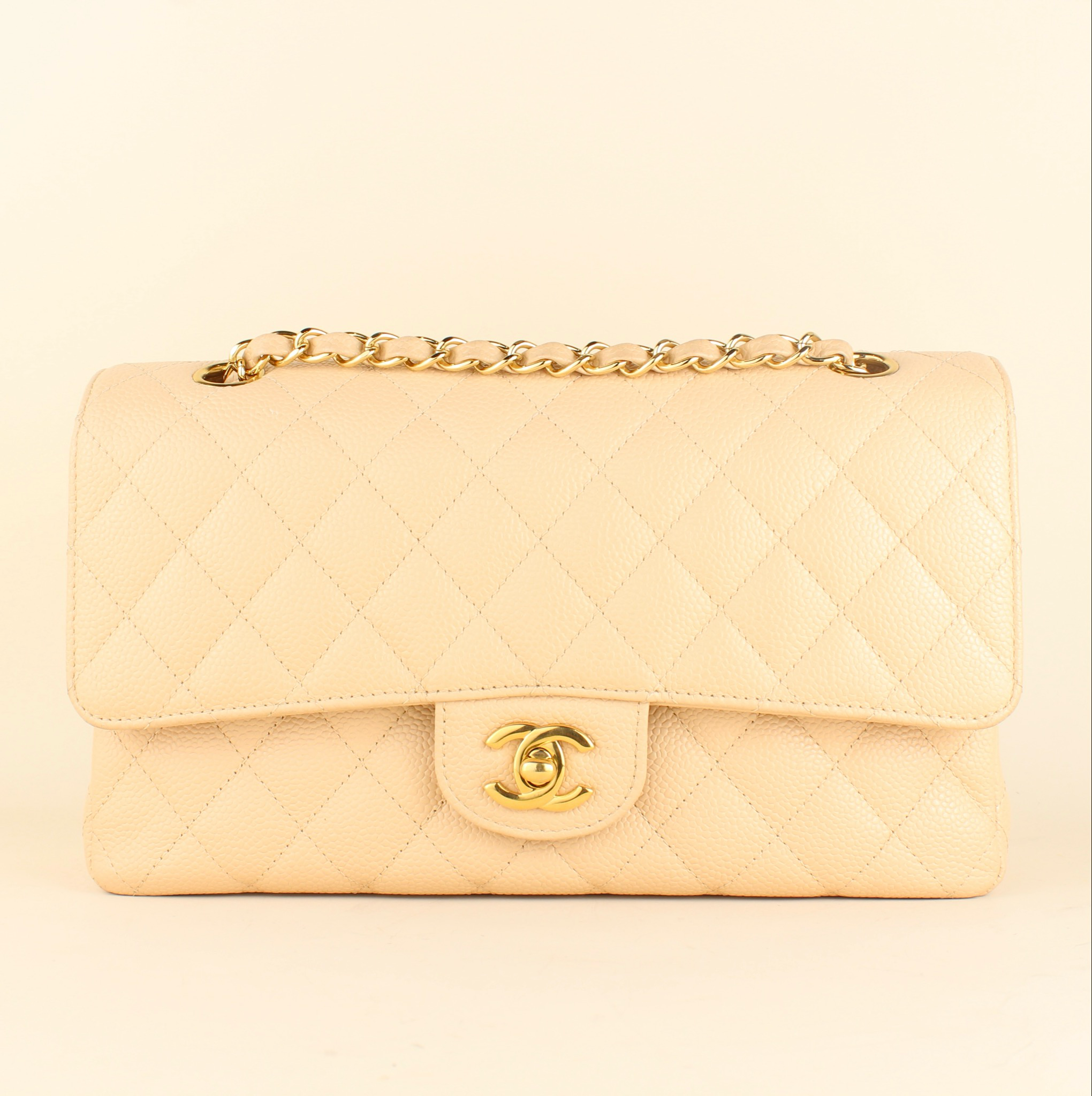 ​Chanel Classic Medium Beige Clair