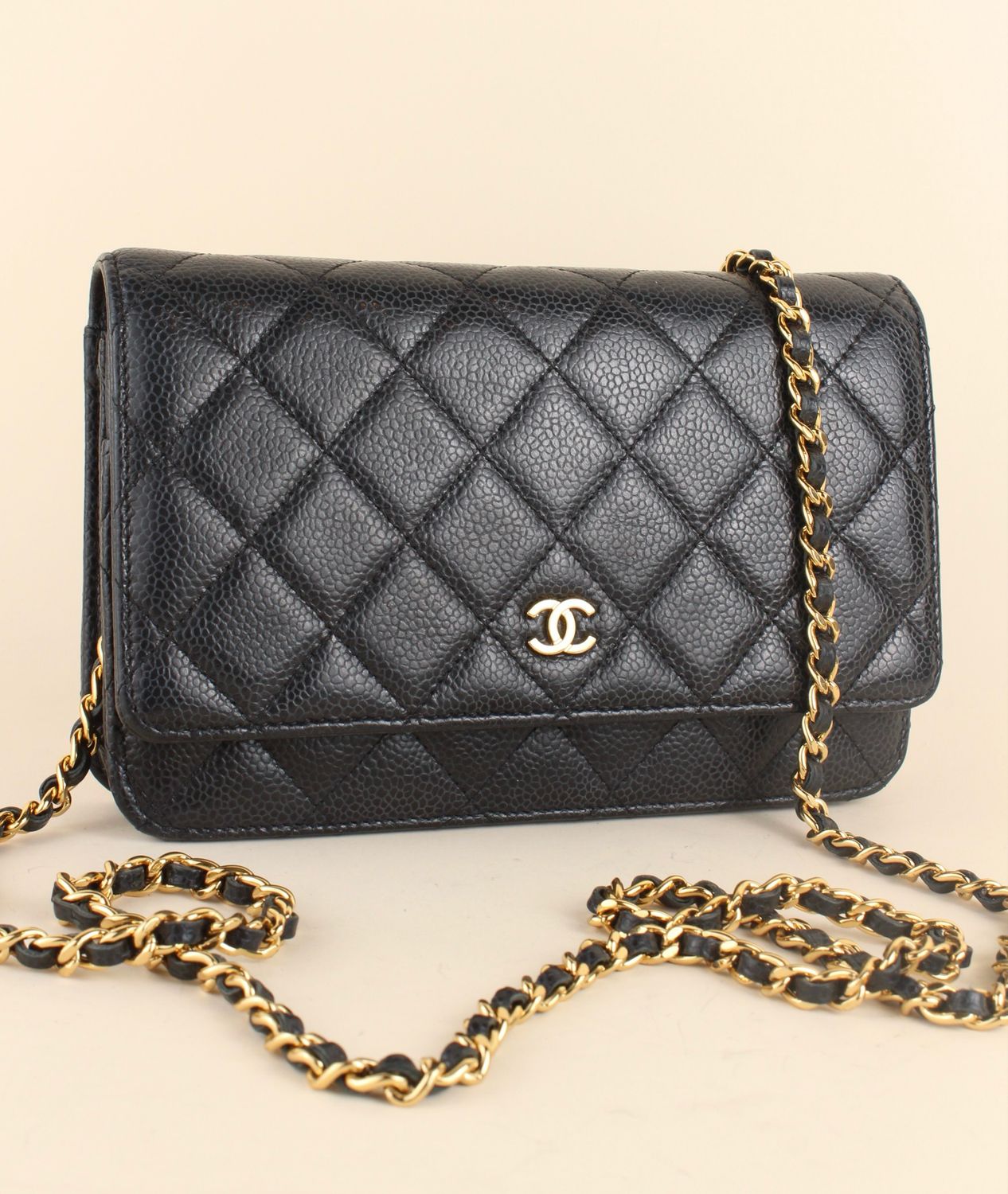​Chanel Wallet on Chain Caviar