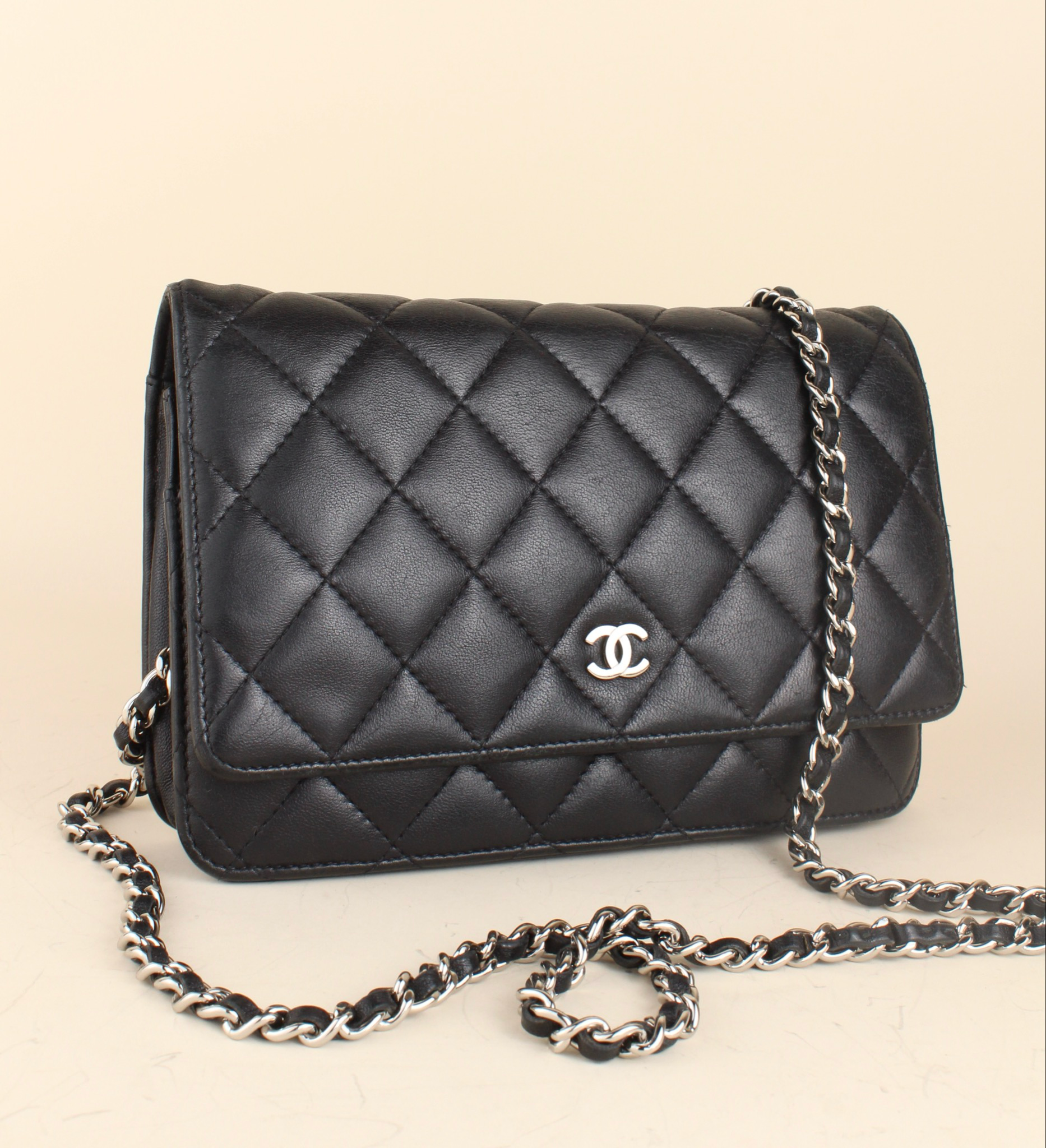 Chanel Wallet on Chain Silver Hardware