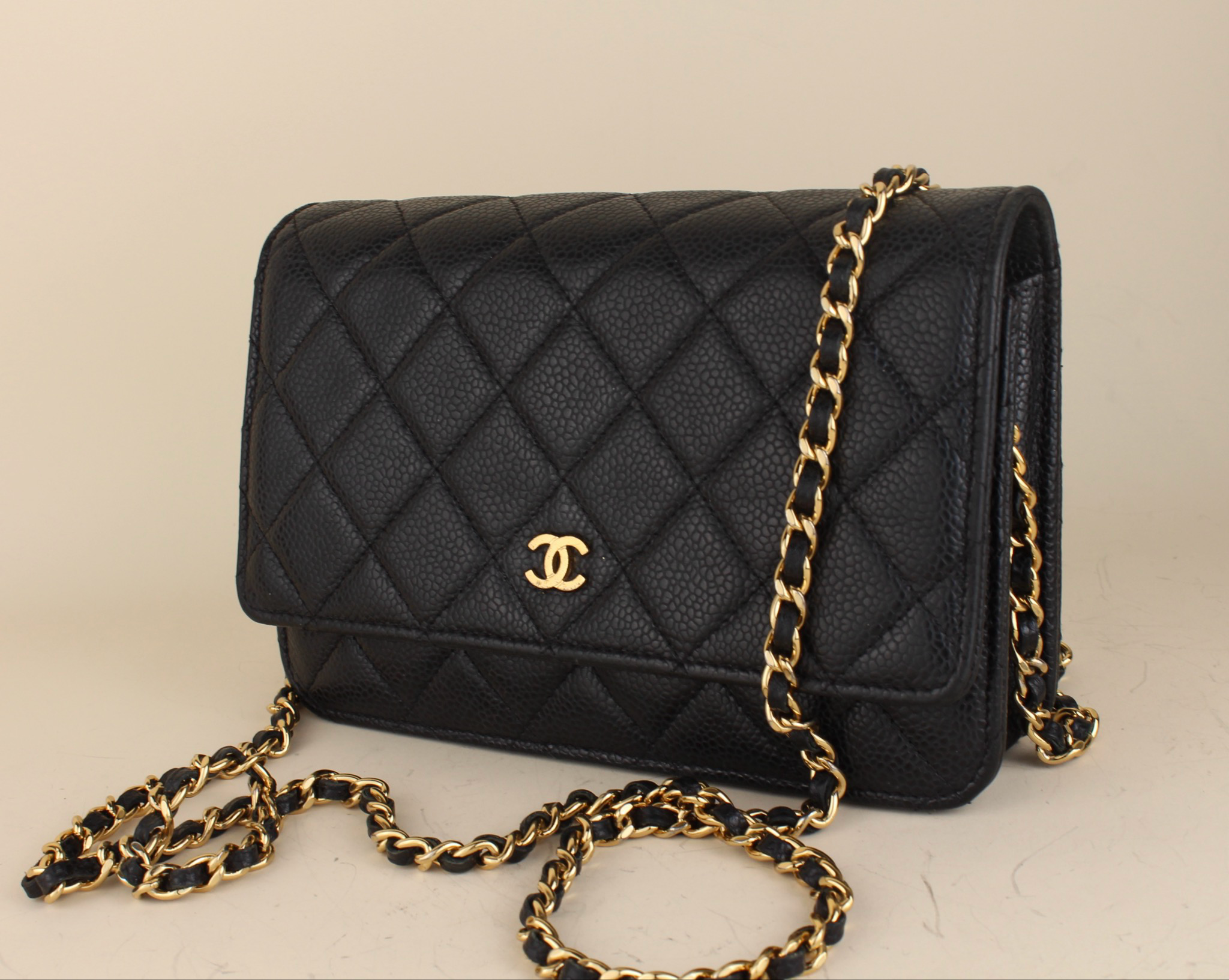 Chanel Wallet on Chain Caviar