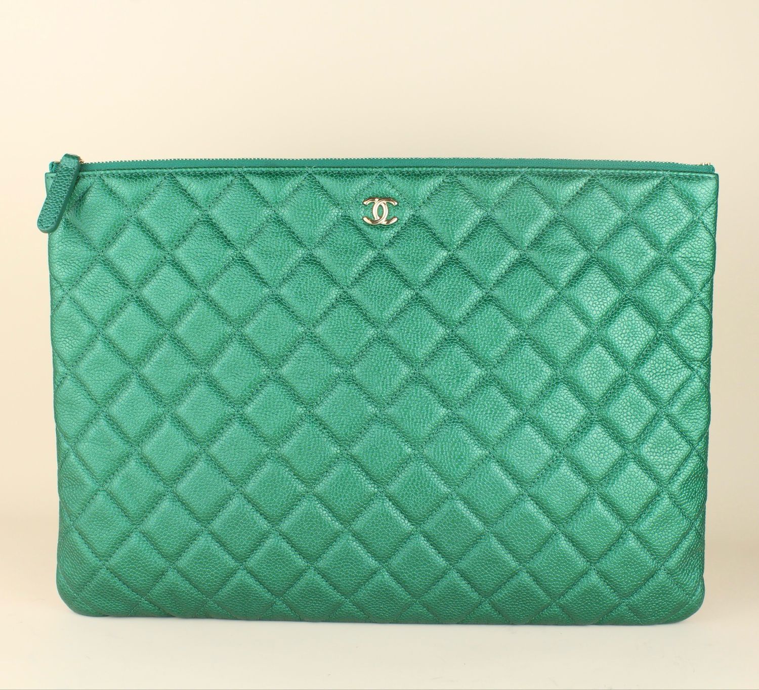 Chanel o-pocket Emerald Green