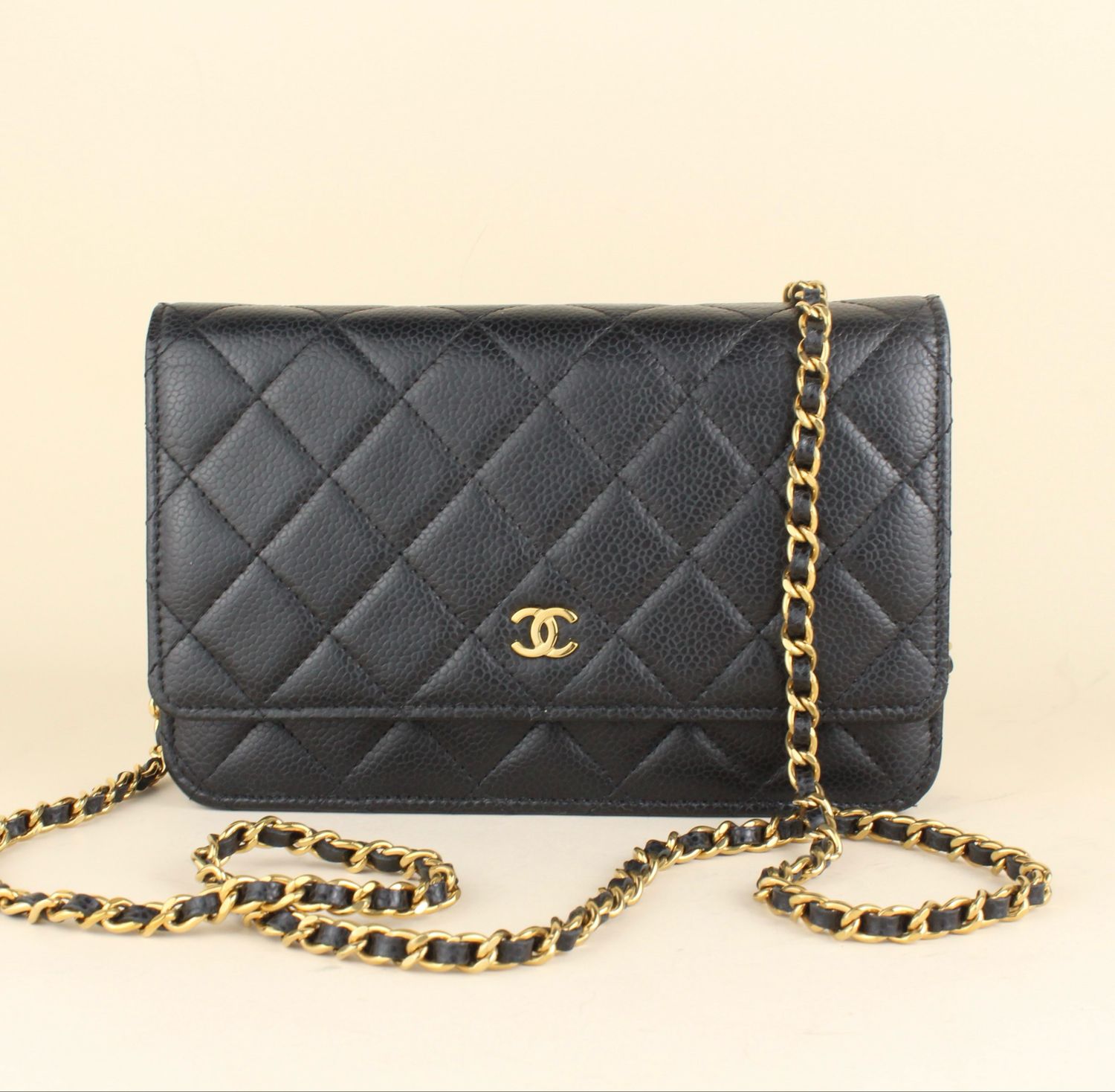 Chanel Wallet on Chain Caviar