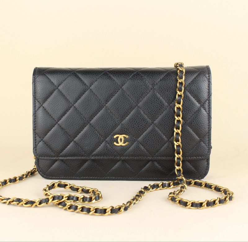 Chanel Wallet on Chain Caviar