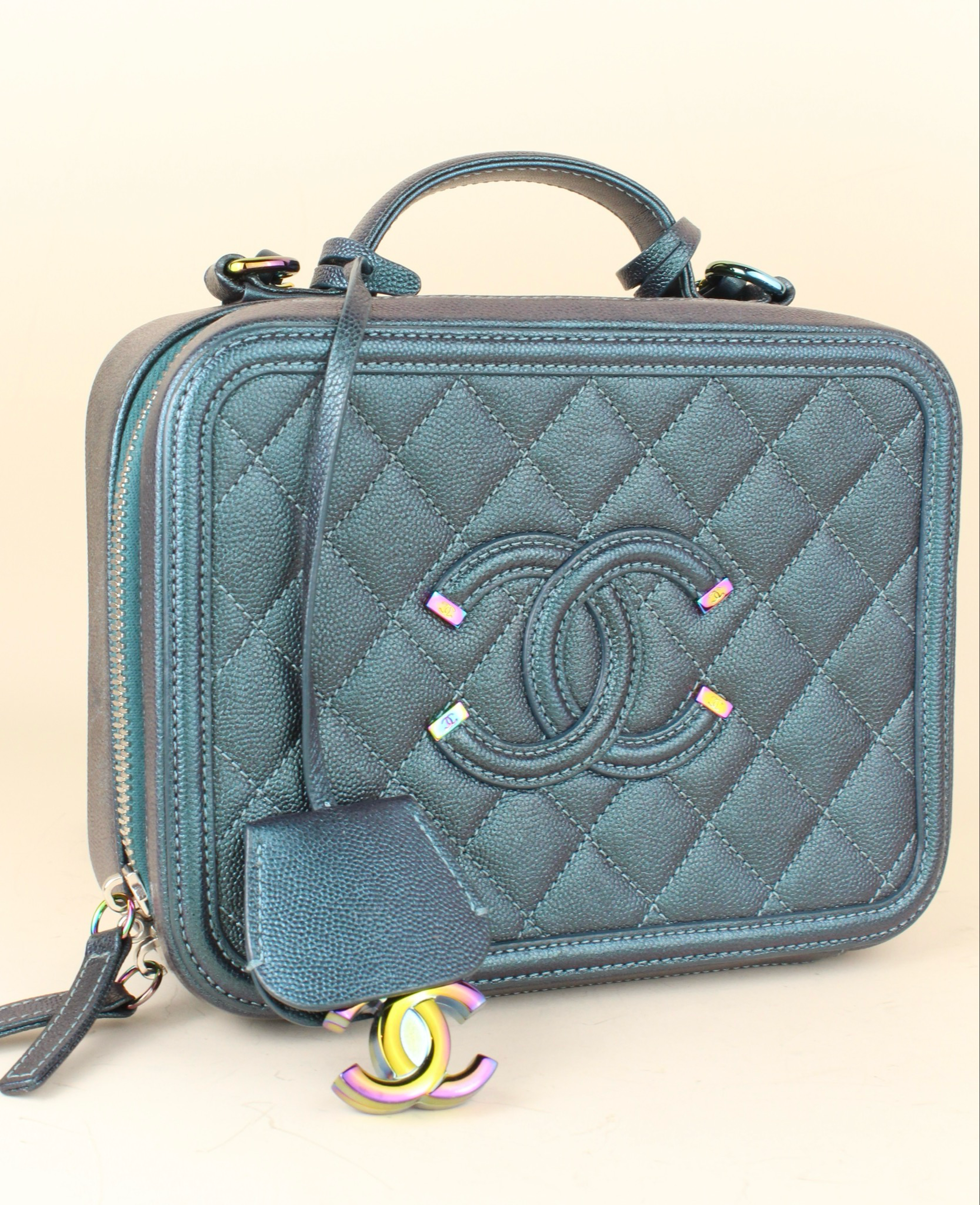 Chanel Filigree Vanity Case