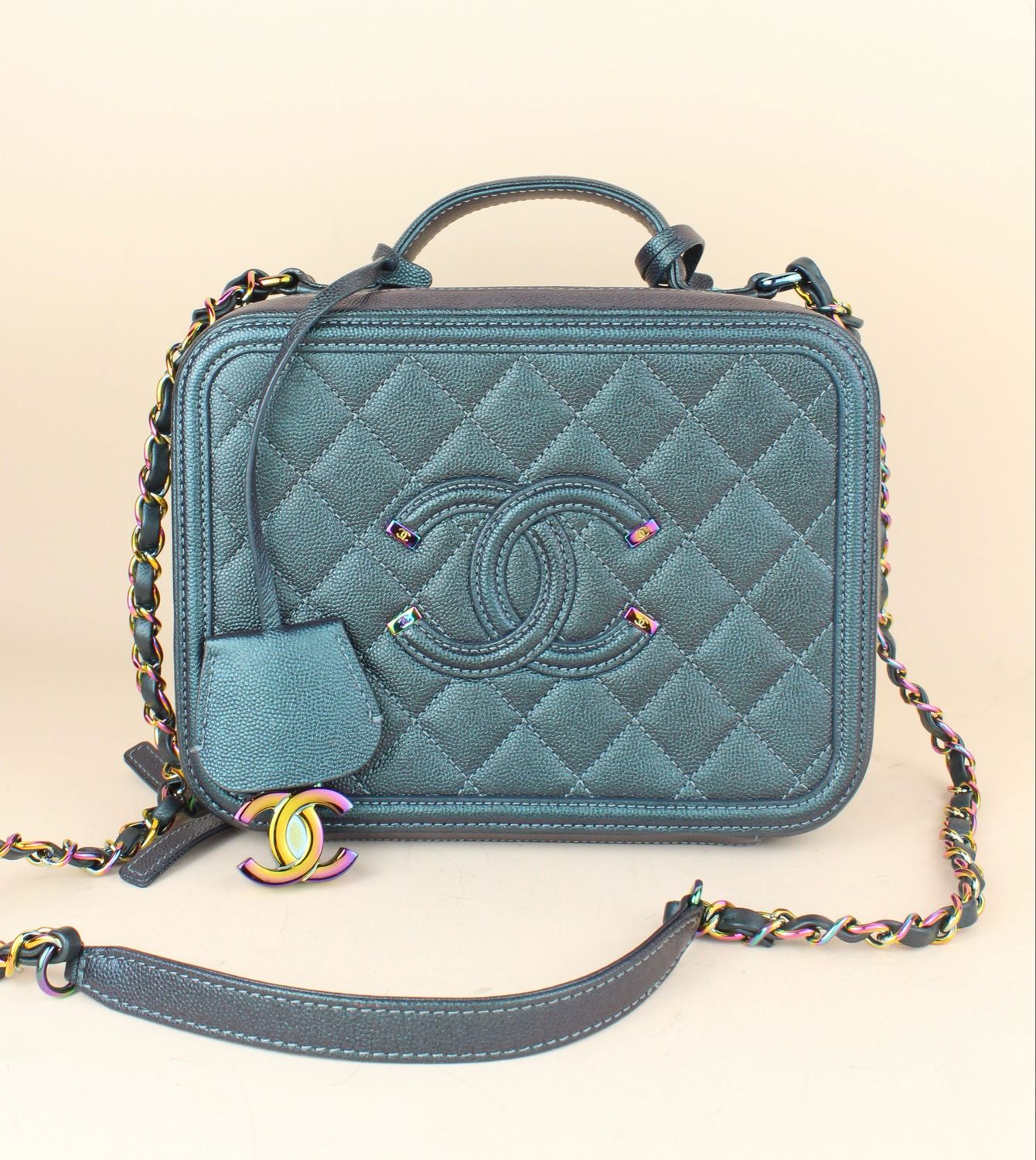 Chanel Filigree Vanity Case