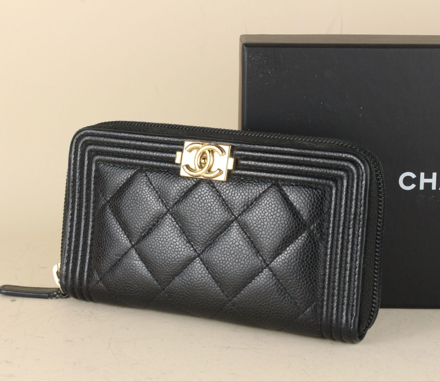 Chanel Boy Zippy Wallet