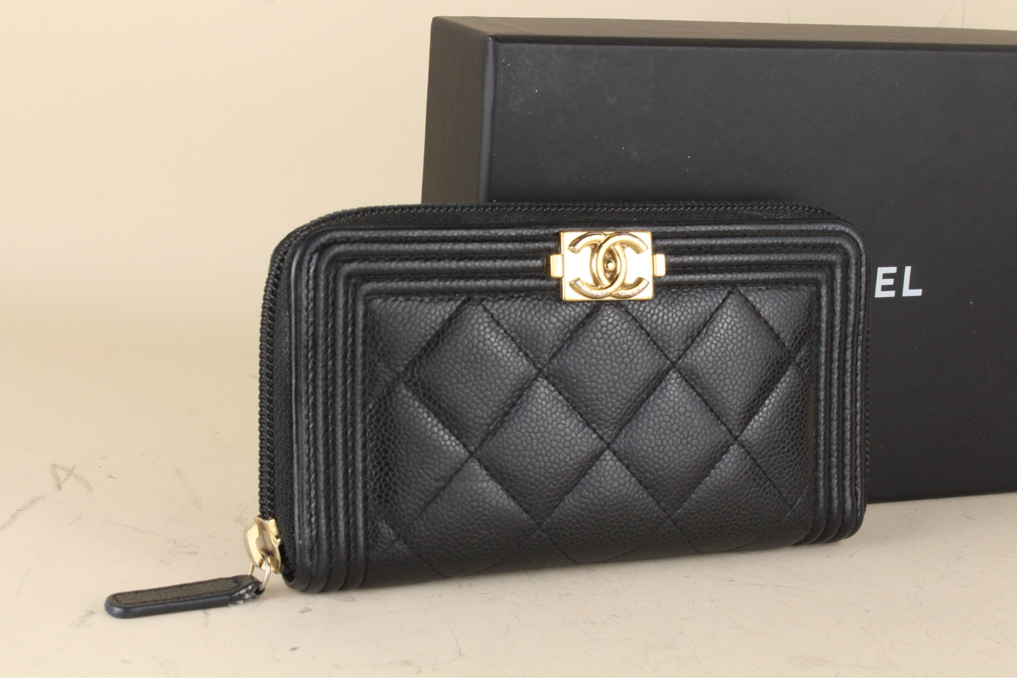 Chanel Boy Zippy Wallet