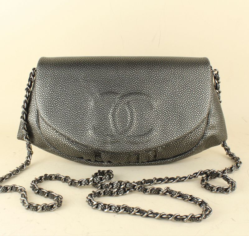 Chanel half moon metallic