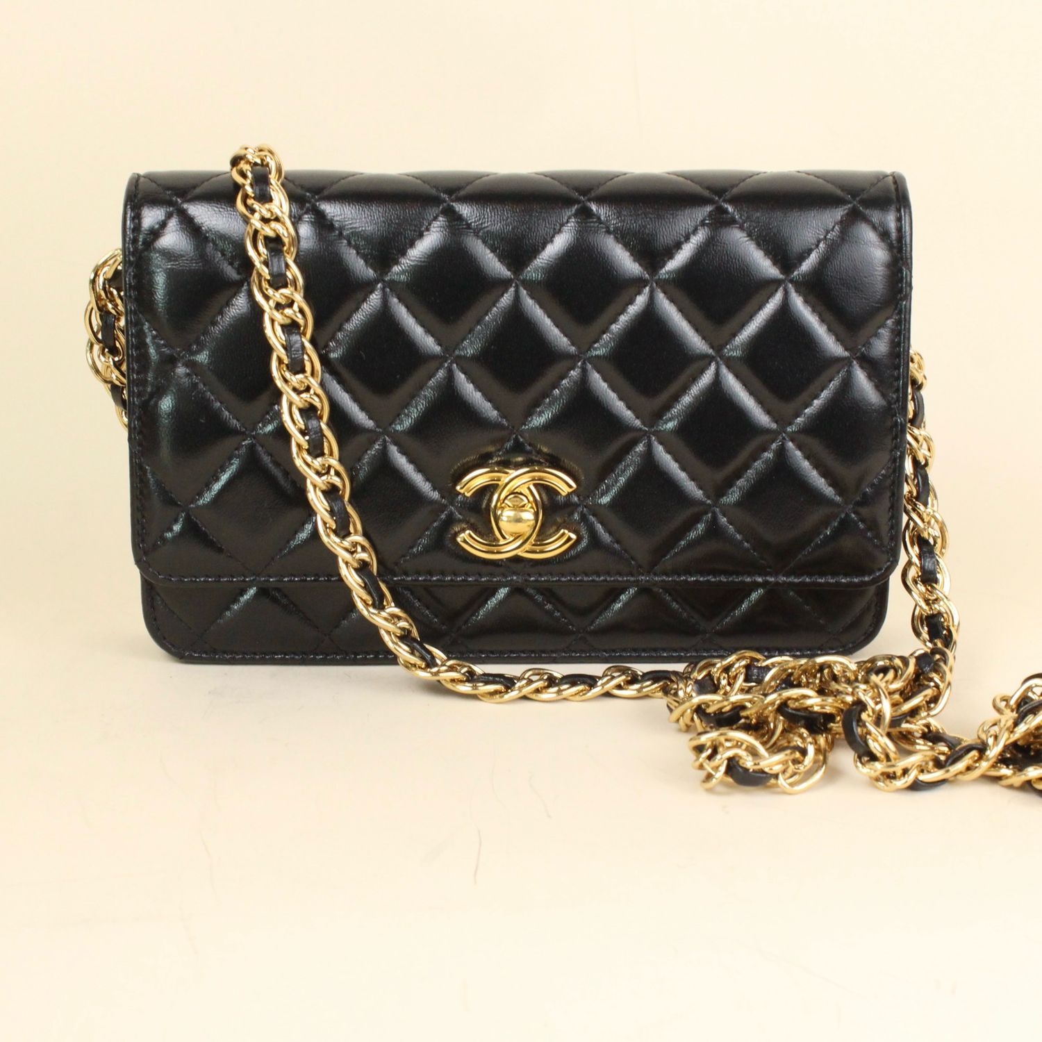 Chanel Wallet on Chain with Turnlock