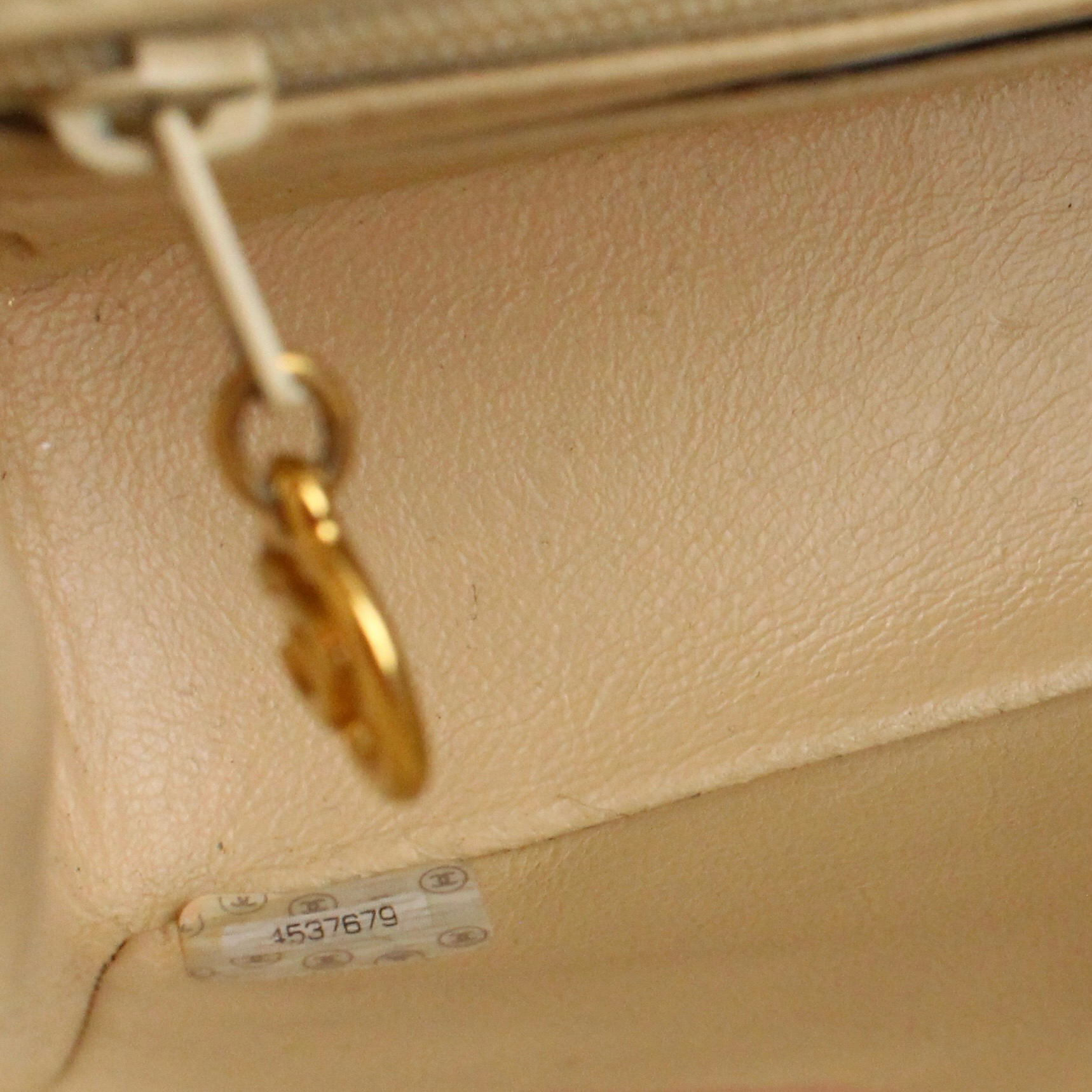 Chanel Mini Square Beige