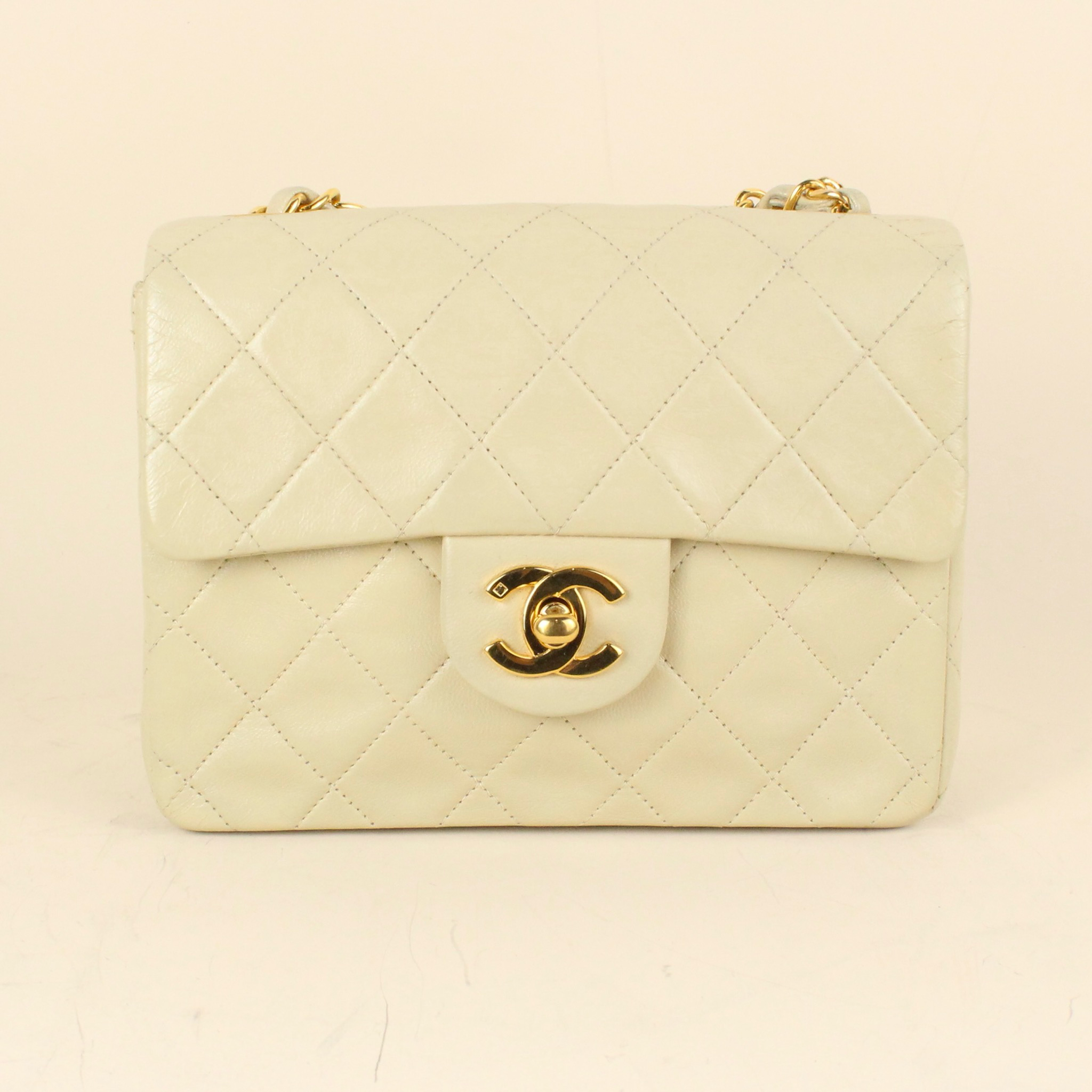 Chanel Mini Square Beige