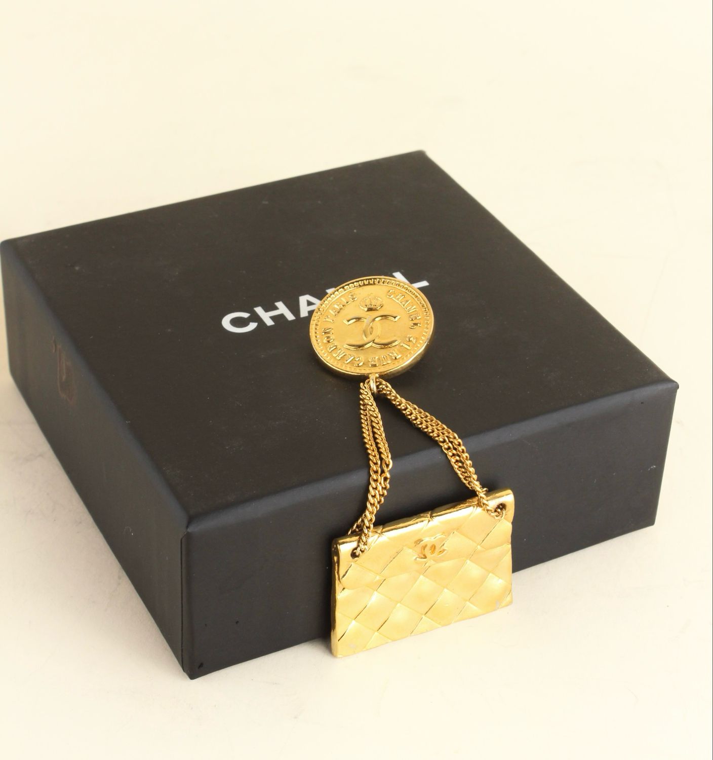 Chanel Bag Charm Brooch