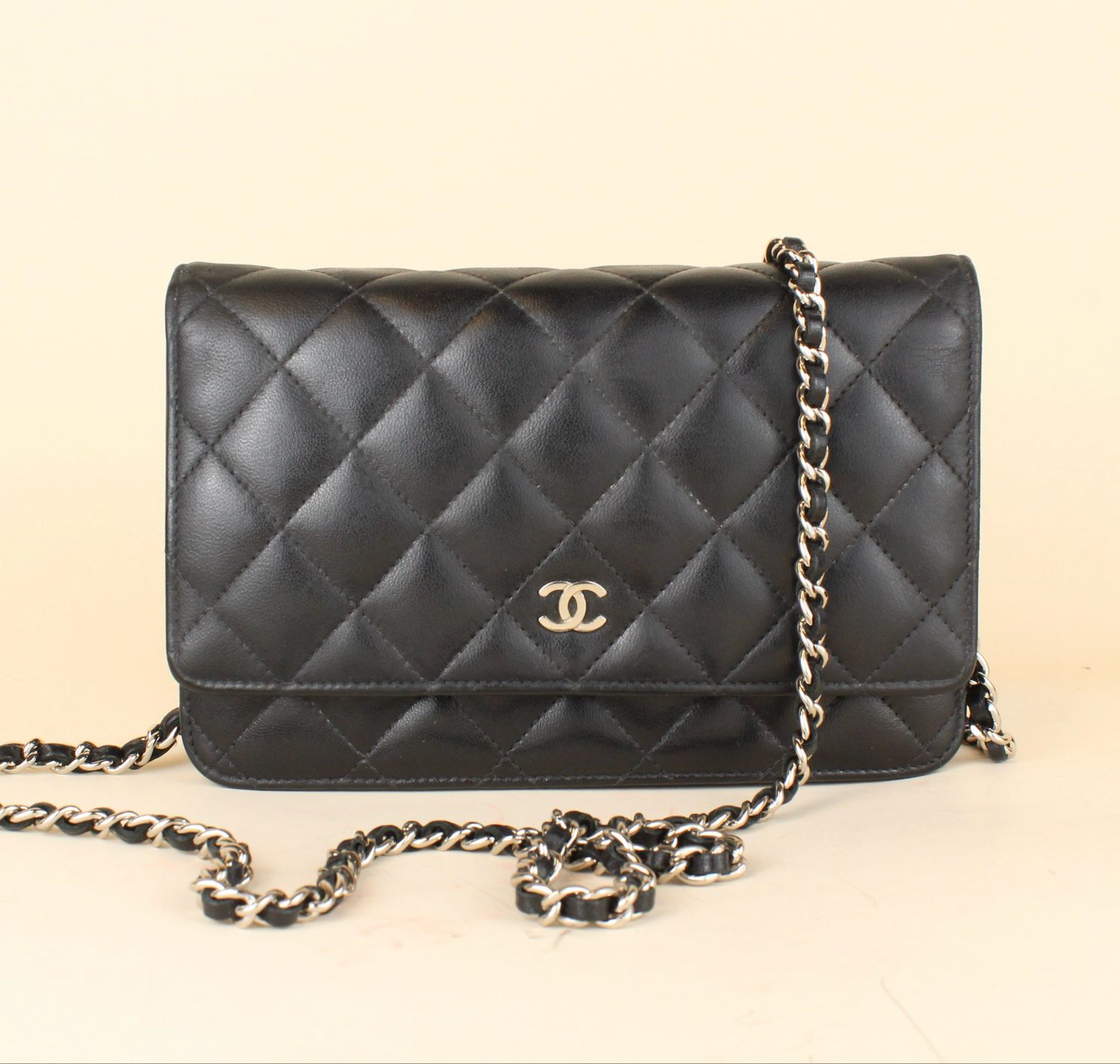 Chanel wallet on chain lambskin