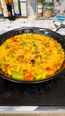 Paella di verdure ortolane