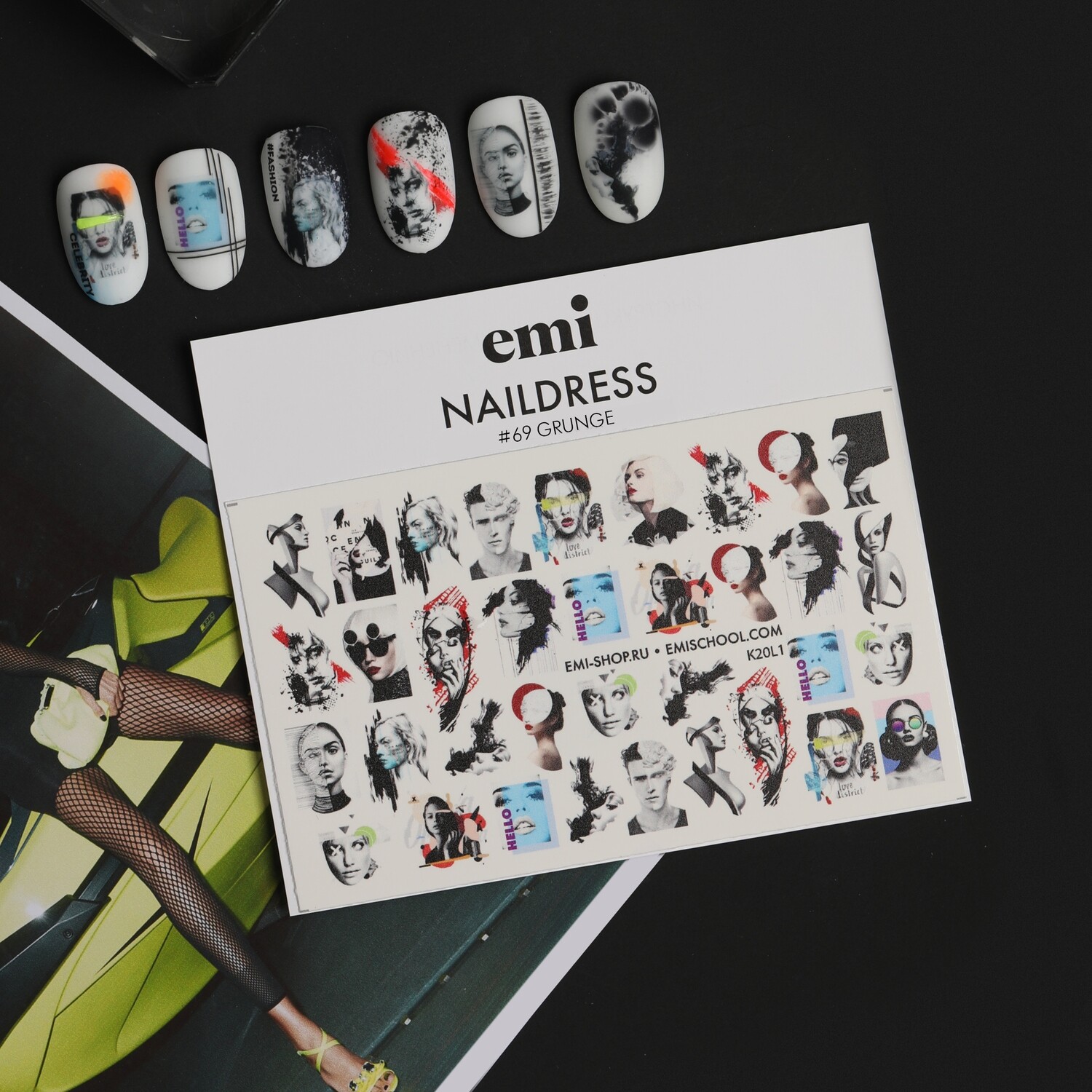 Naildress Slider Design #69 Grunge