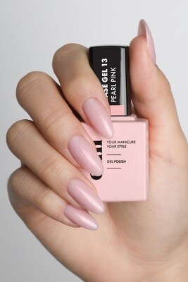 E.MiLac Base Gel Pearl Pink #13, 9 ml.