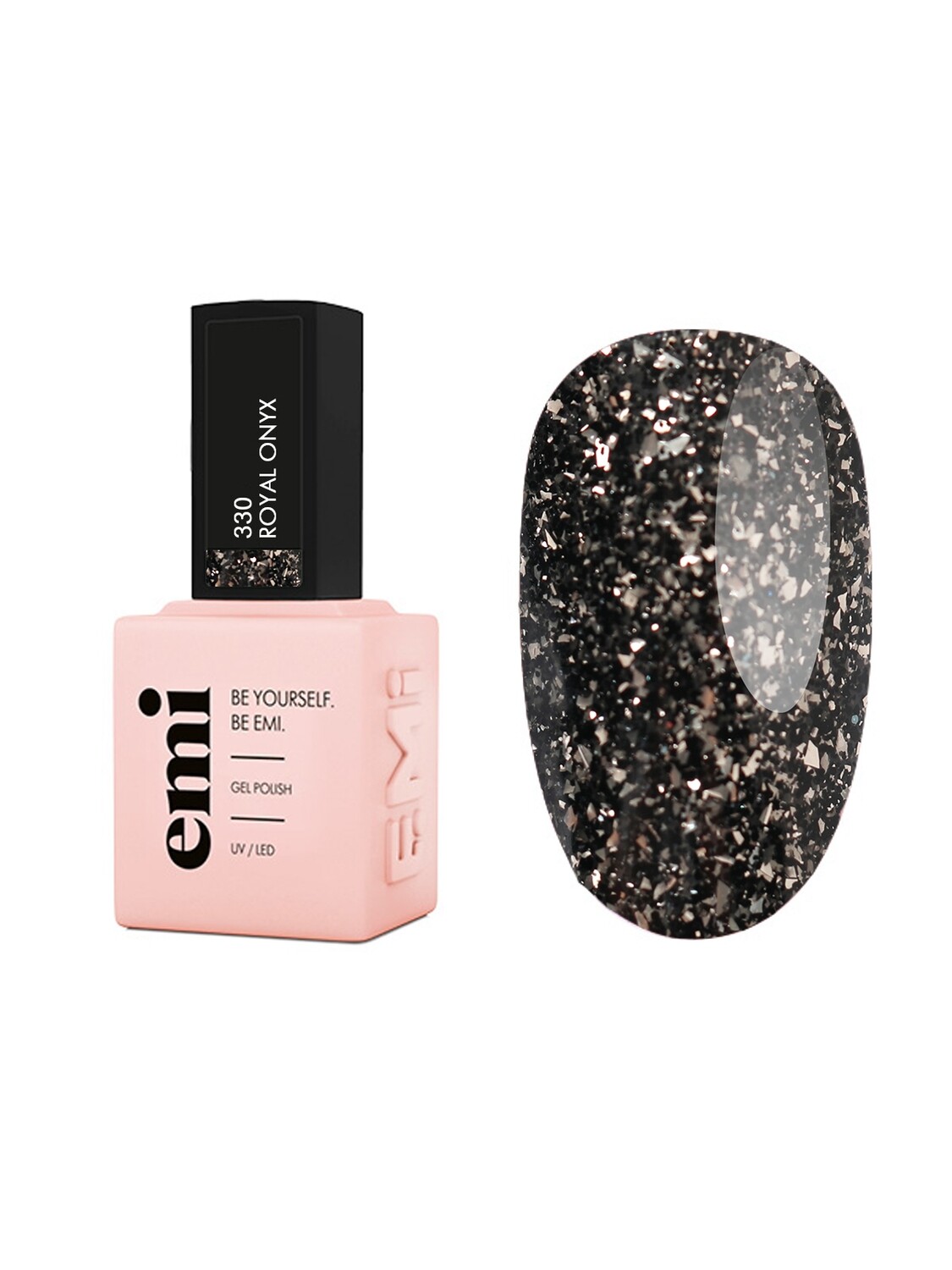 E.MiLac NY Royal Onyx #330, 9 ml.